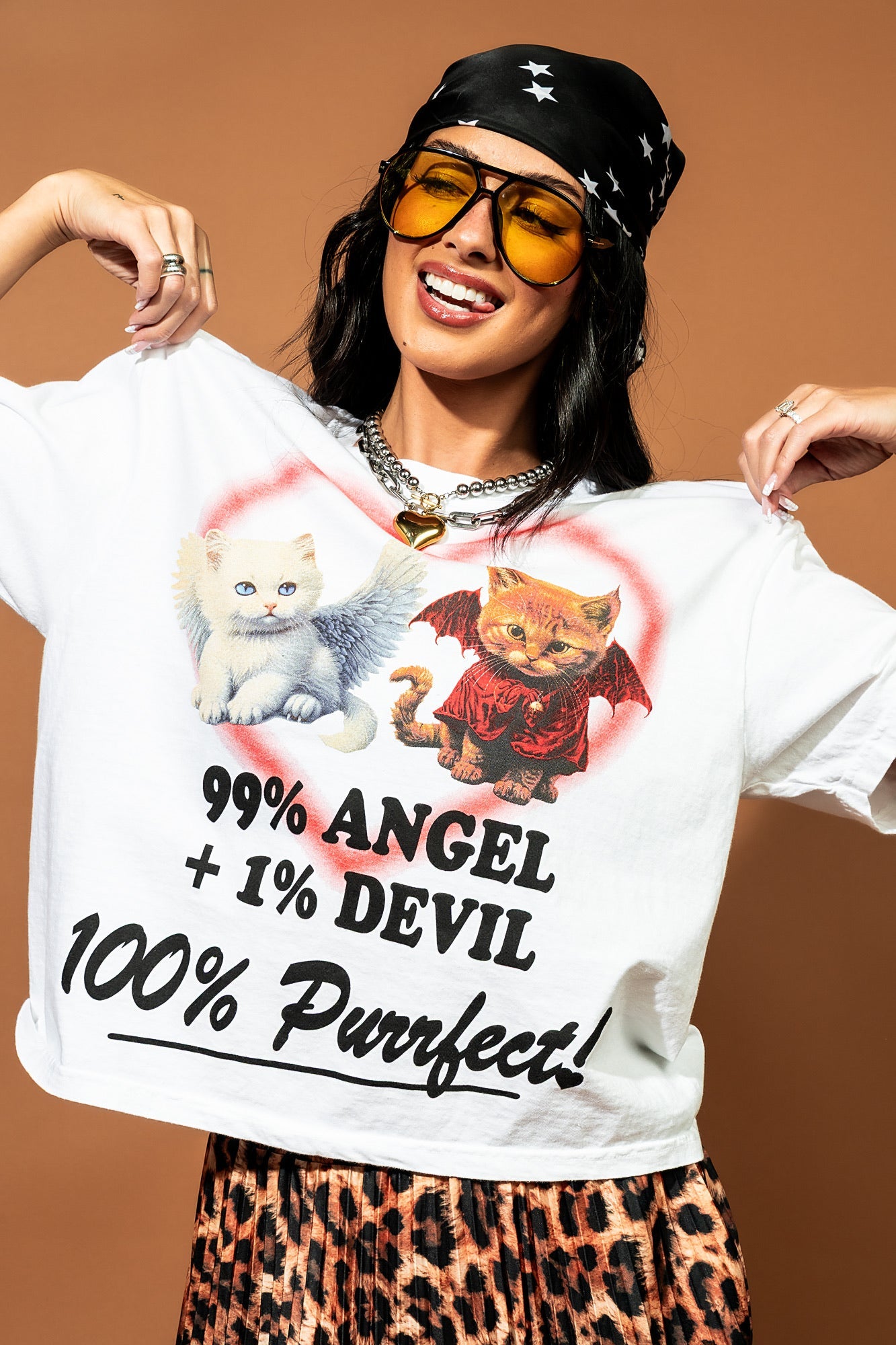 100% Purrfect Boxy Tee