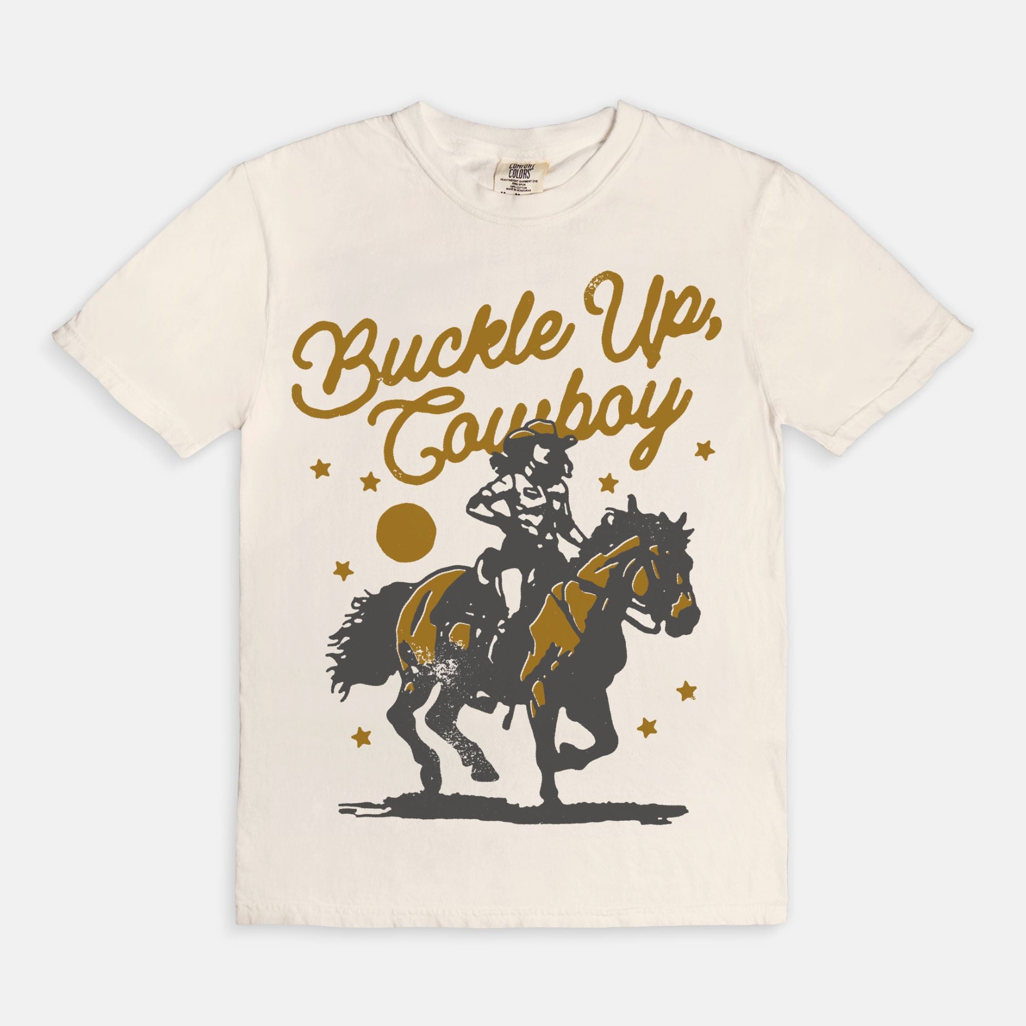 Buckle Up Cowboy Tee