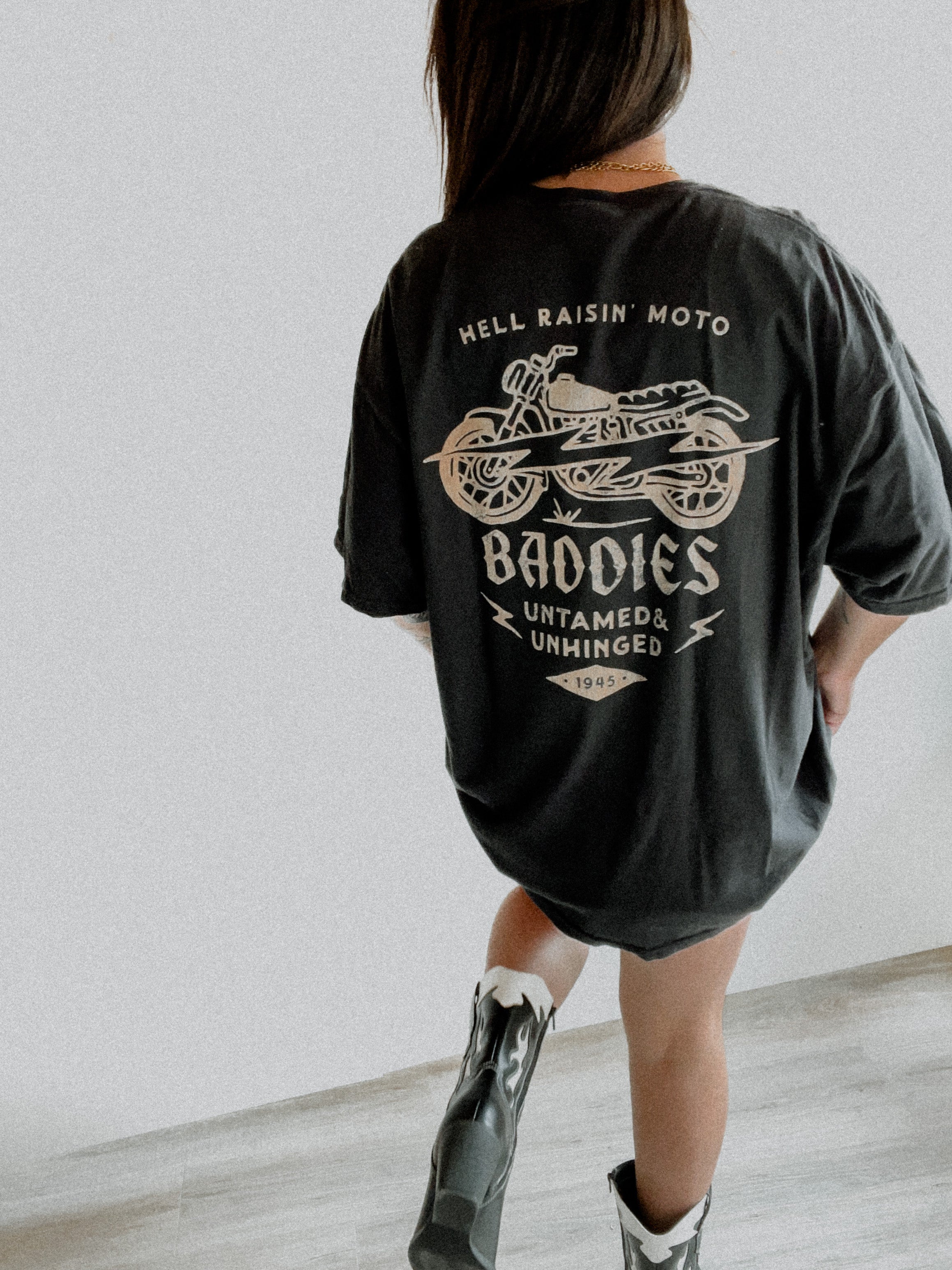 Hell Raisin' Moto Baddies Tee