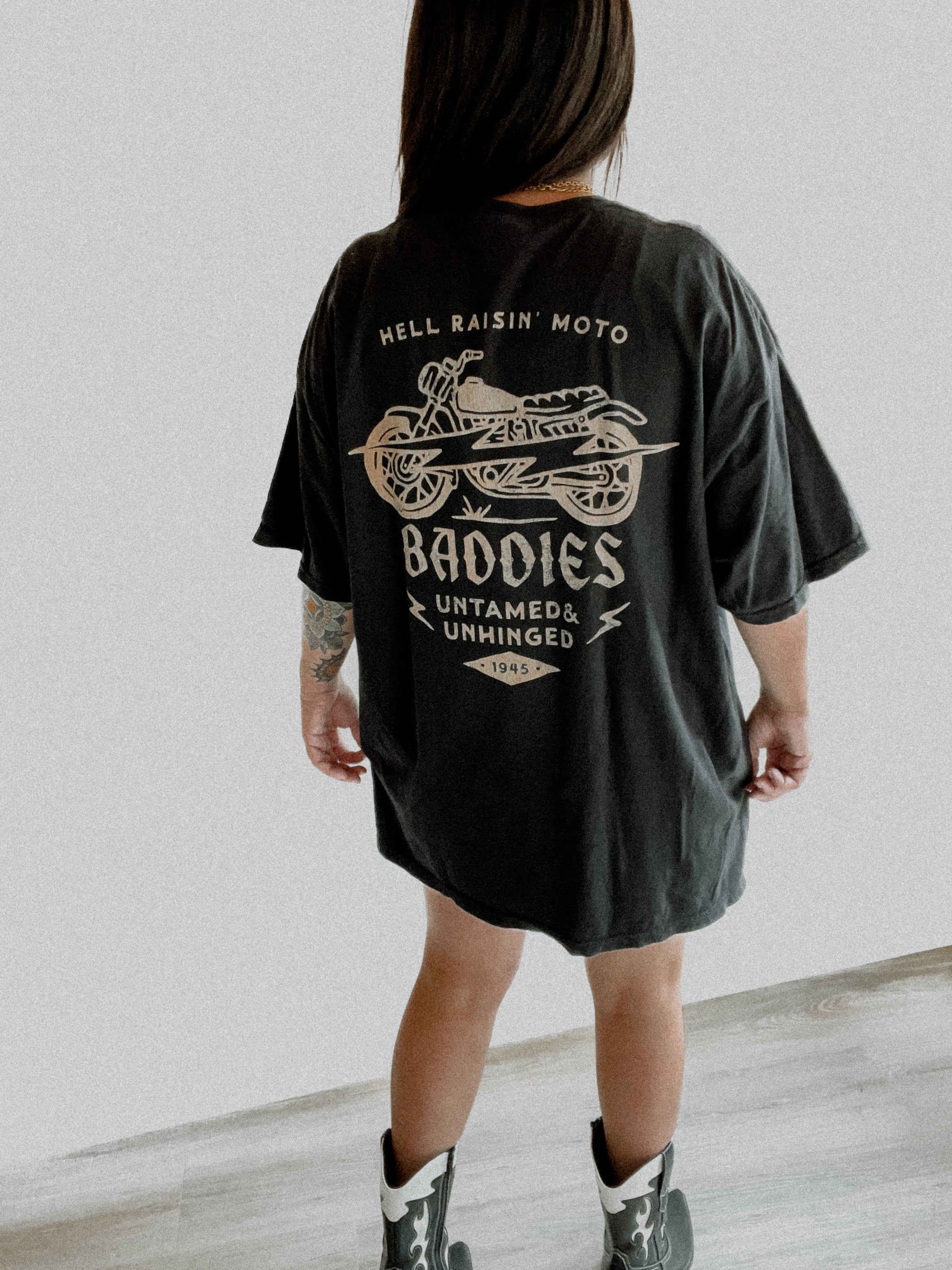 Hell Raisin' Moto Baddies Tee