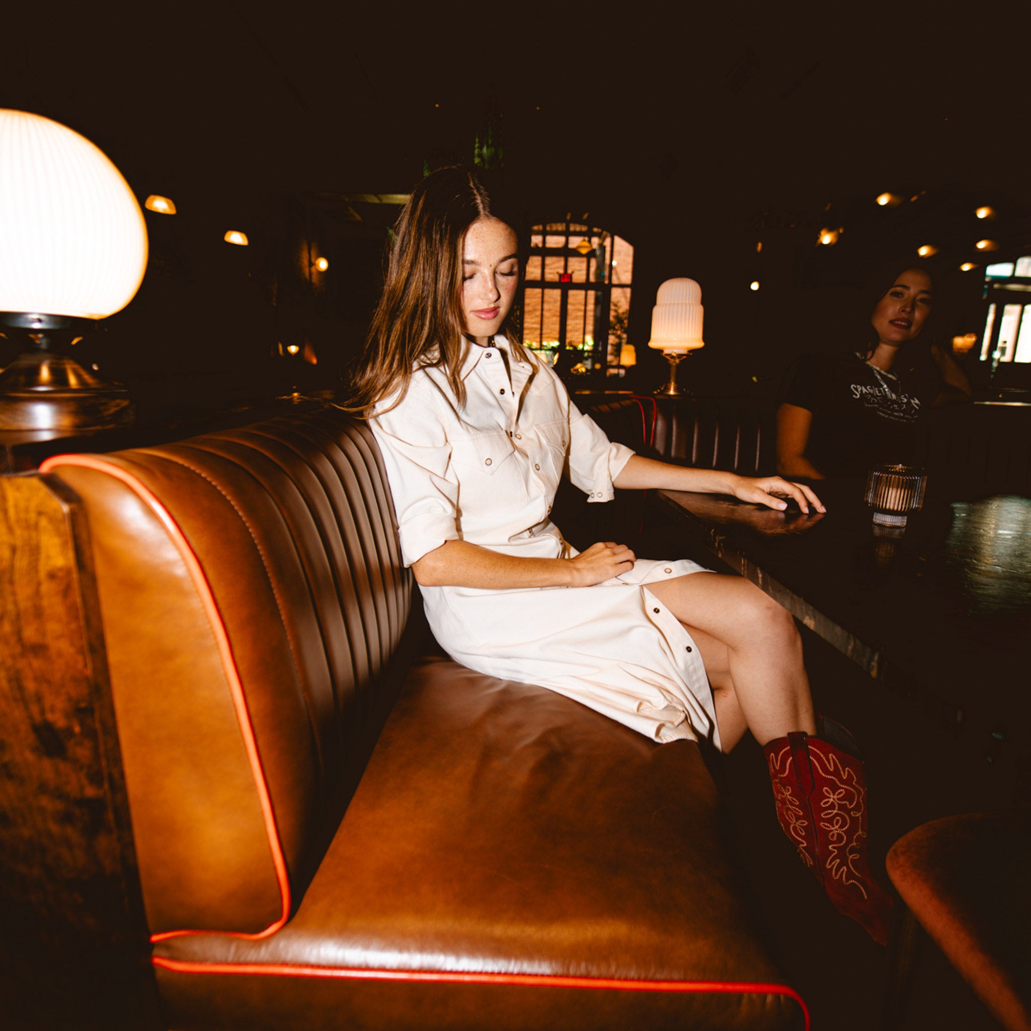 The Annie Pearl Snap Shirtdress多2