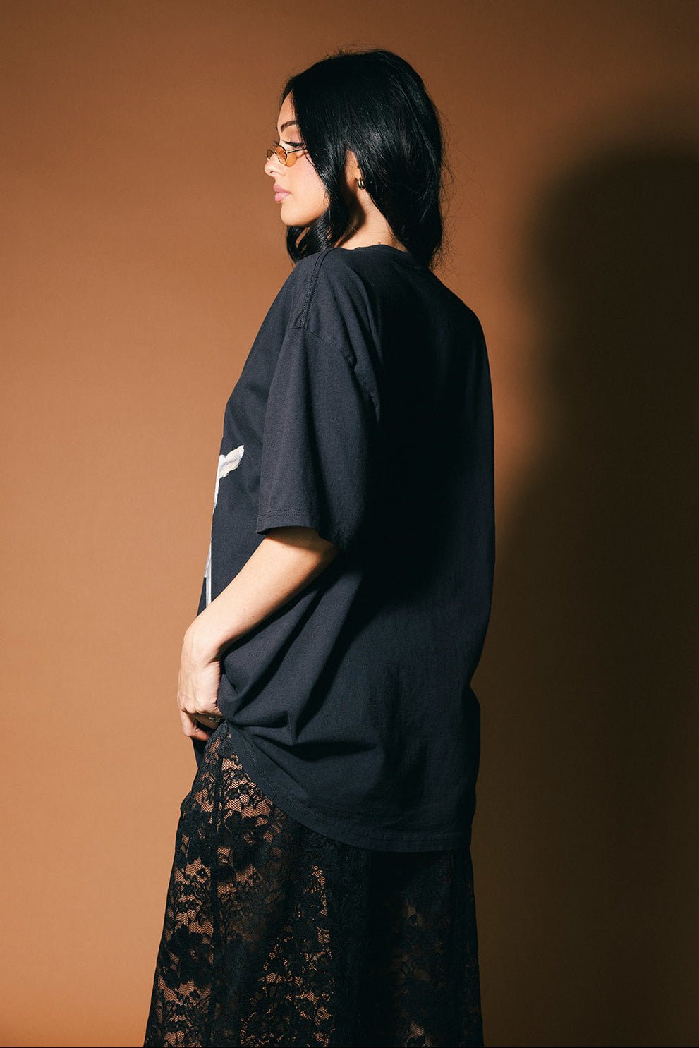Girl, Whatever Oversized Mustang Tee