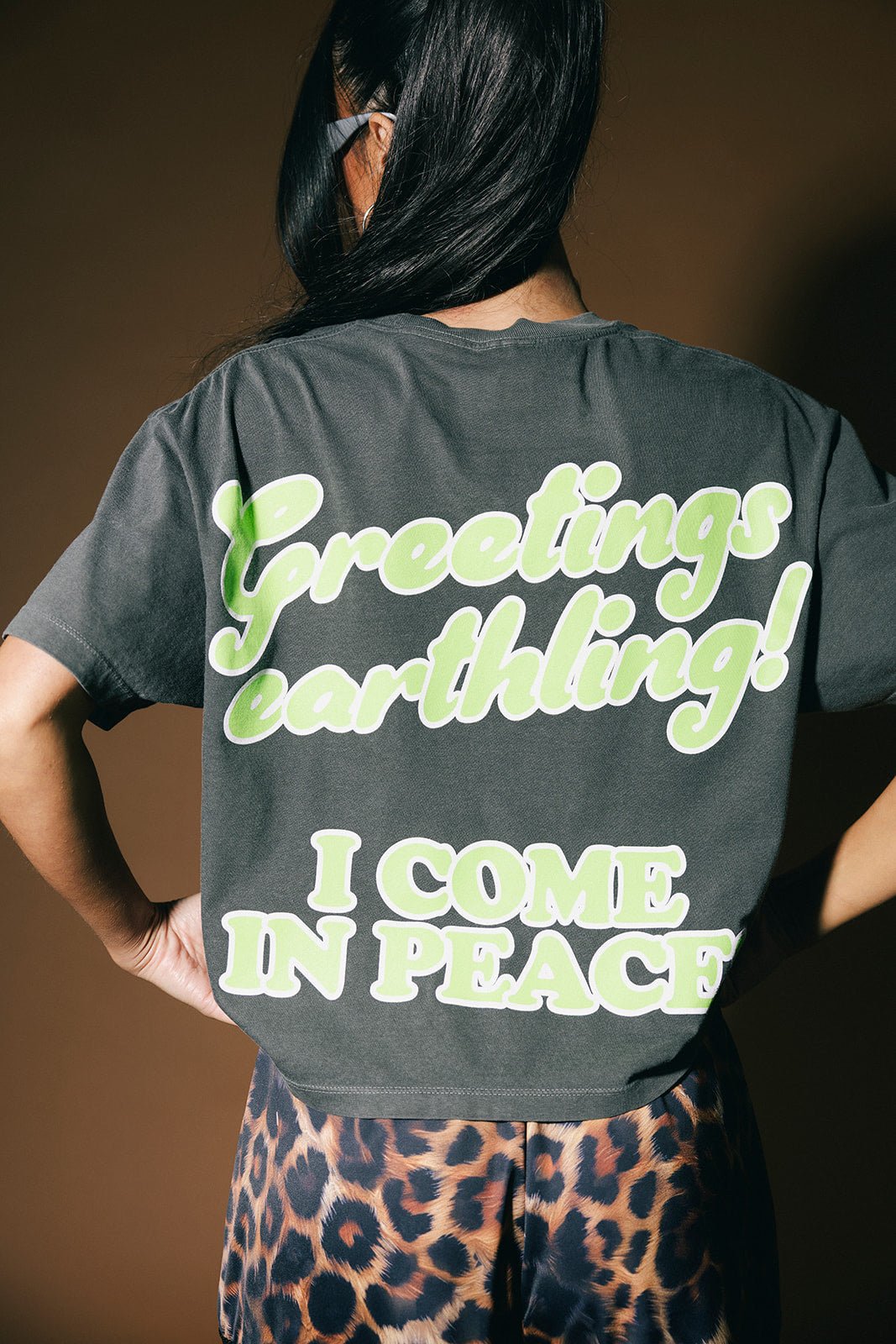 Greetings Earthling Alien Boxy Tee *RESTOCKED*