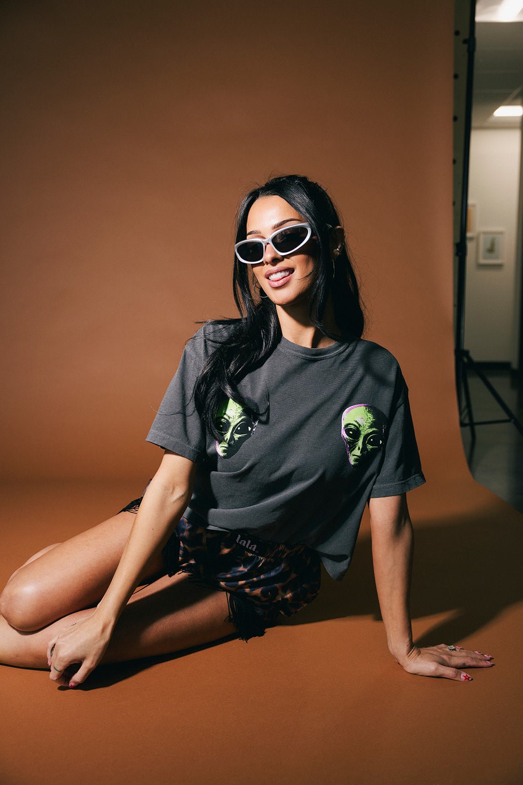 Greetings Earthling Alien Boxy Tee *RESTOCKED*