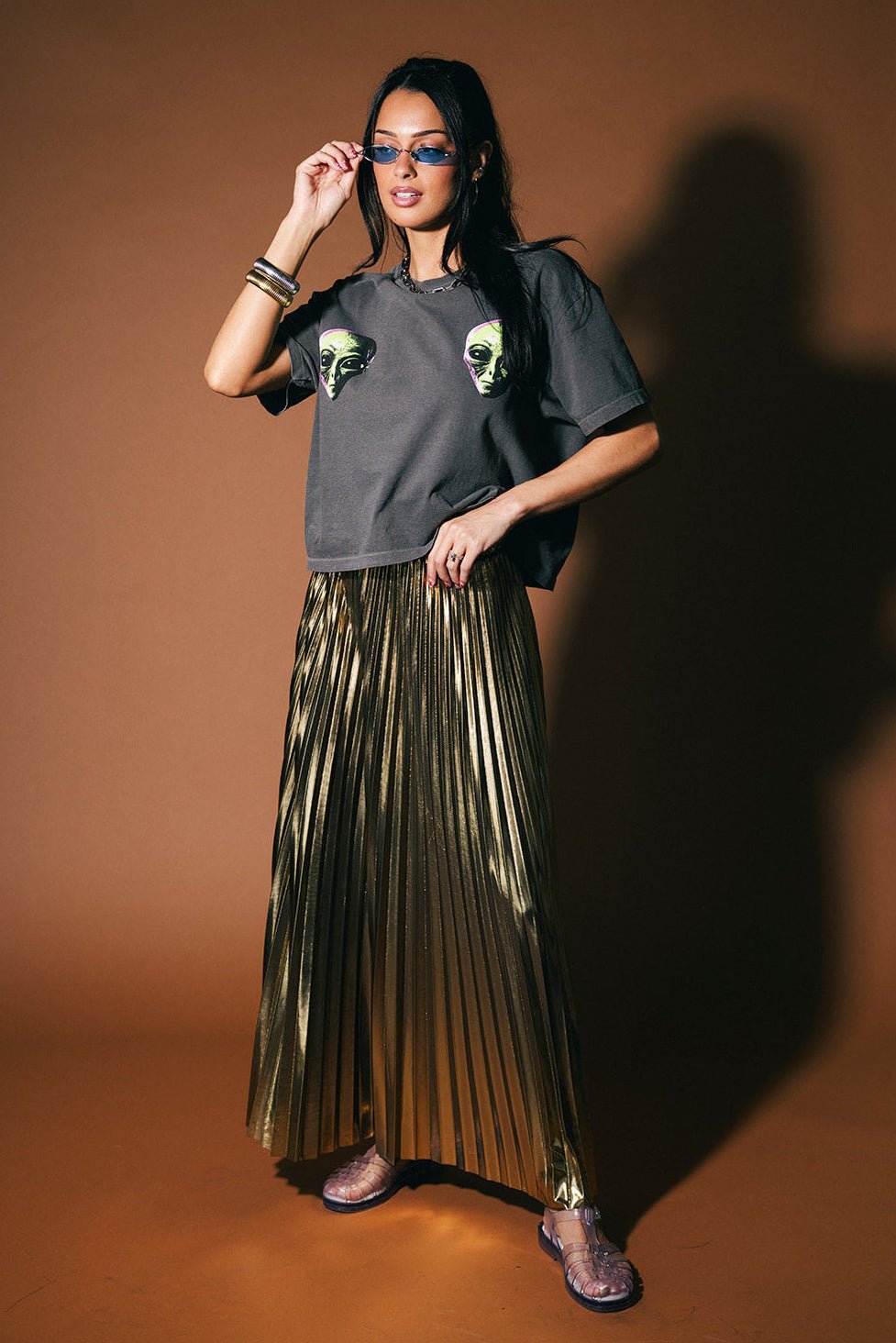 Greetings Earthling Alien Boxy Tee *RESTOCKED*