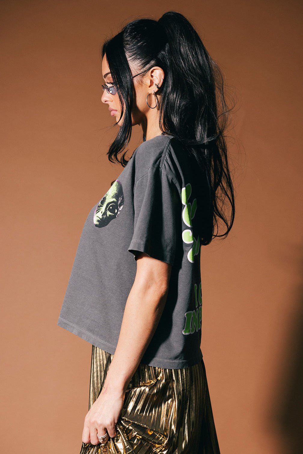 Greetings Earthling Alien Boxy Tee *RESTOCKED*