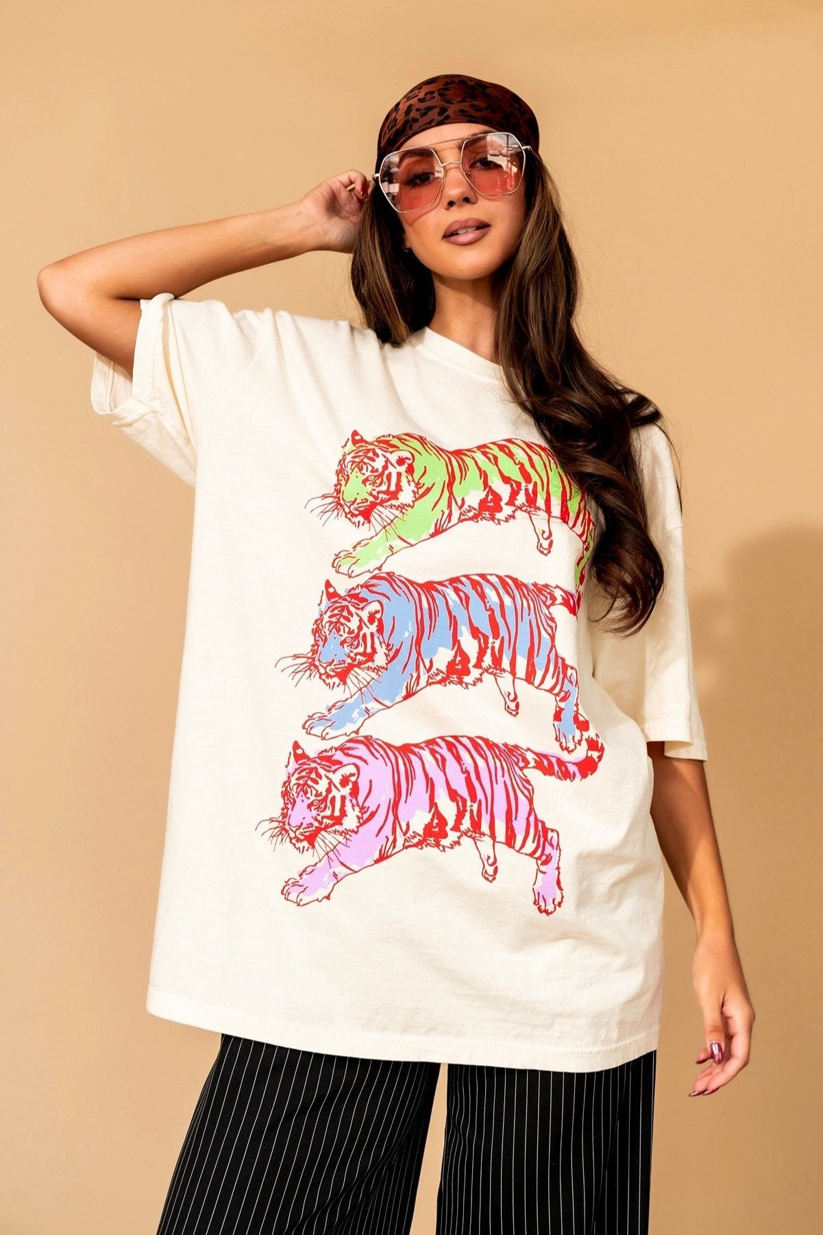 Sticks and Stones Oversized Tiger Tee *RESTOCKED*