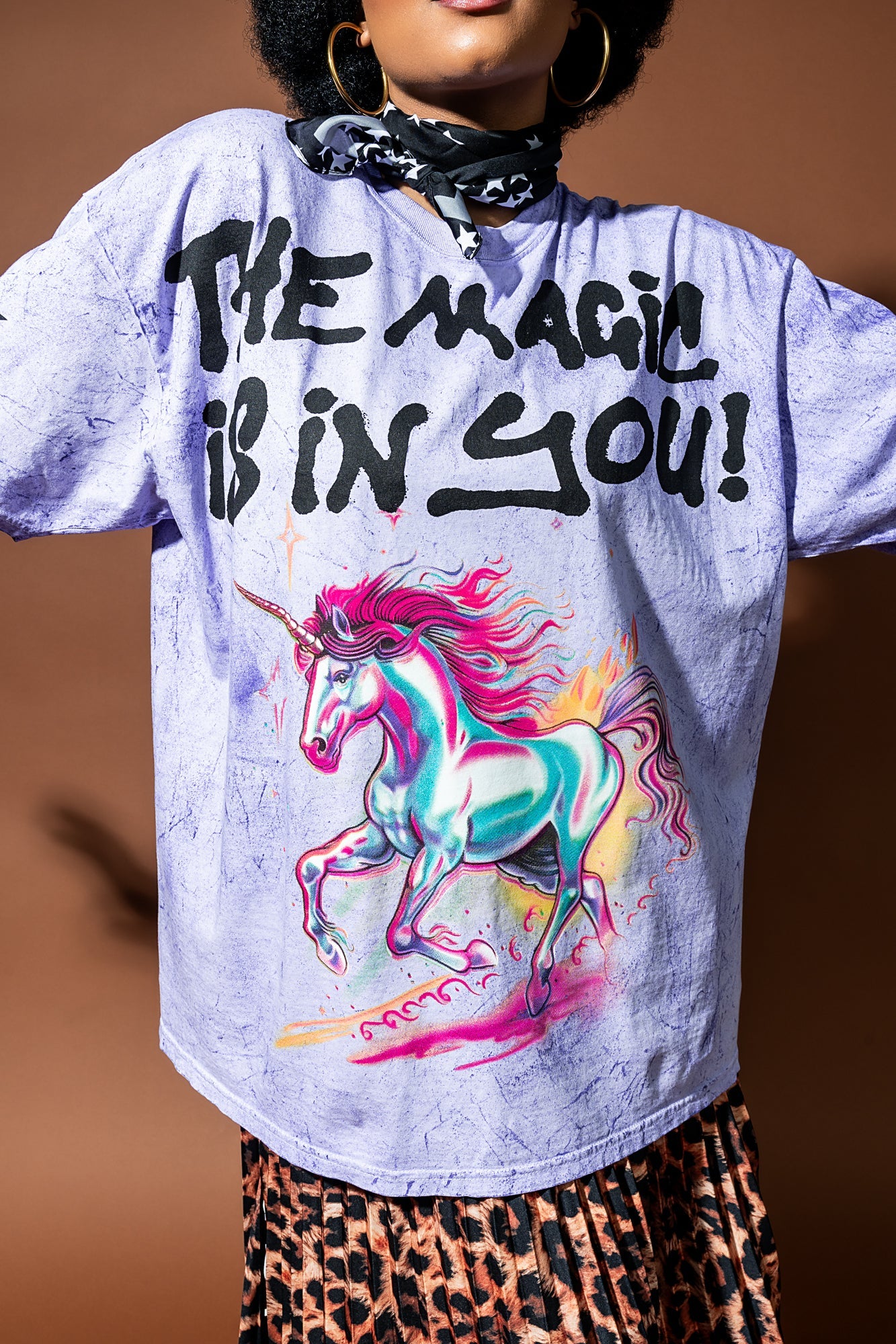 The Magic Is In You Oversized Tie Dye Tee