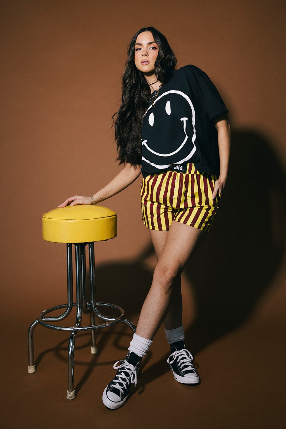 The World Needs Your Magic Crop Tee in Black