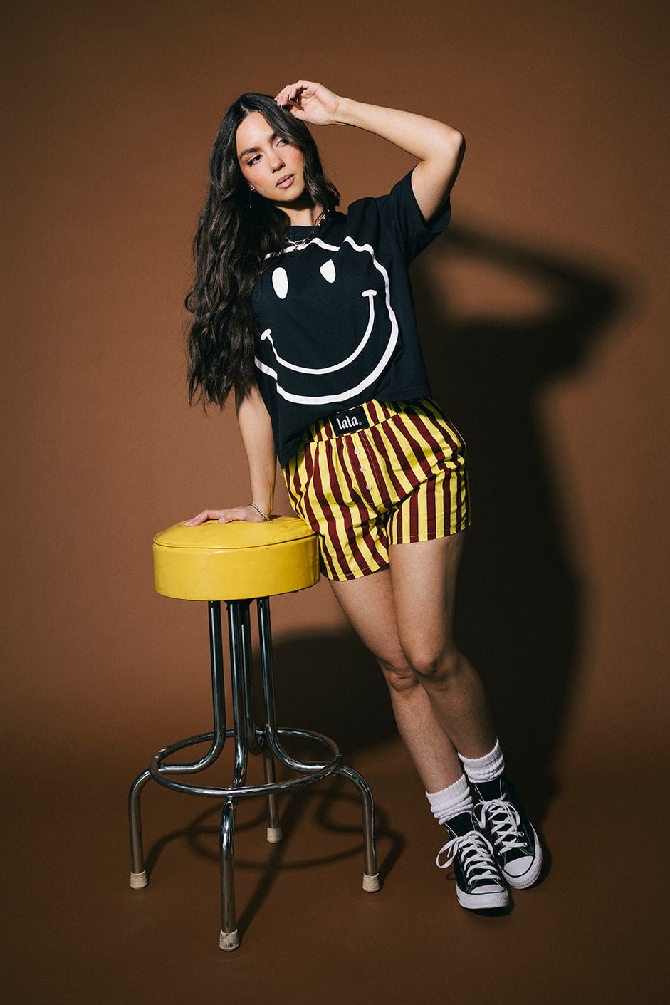 The World Needs Your Magic Crop Tee in Black