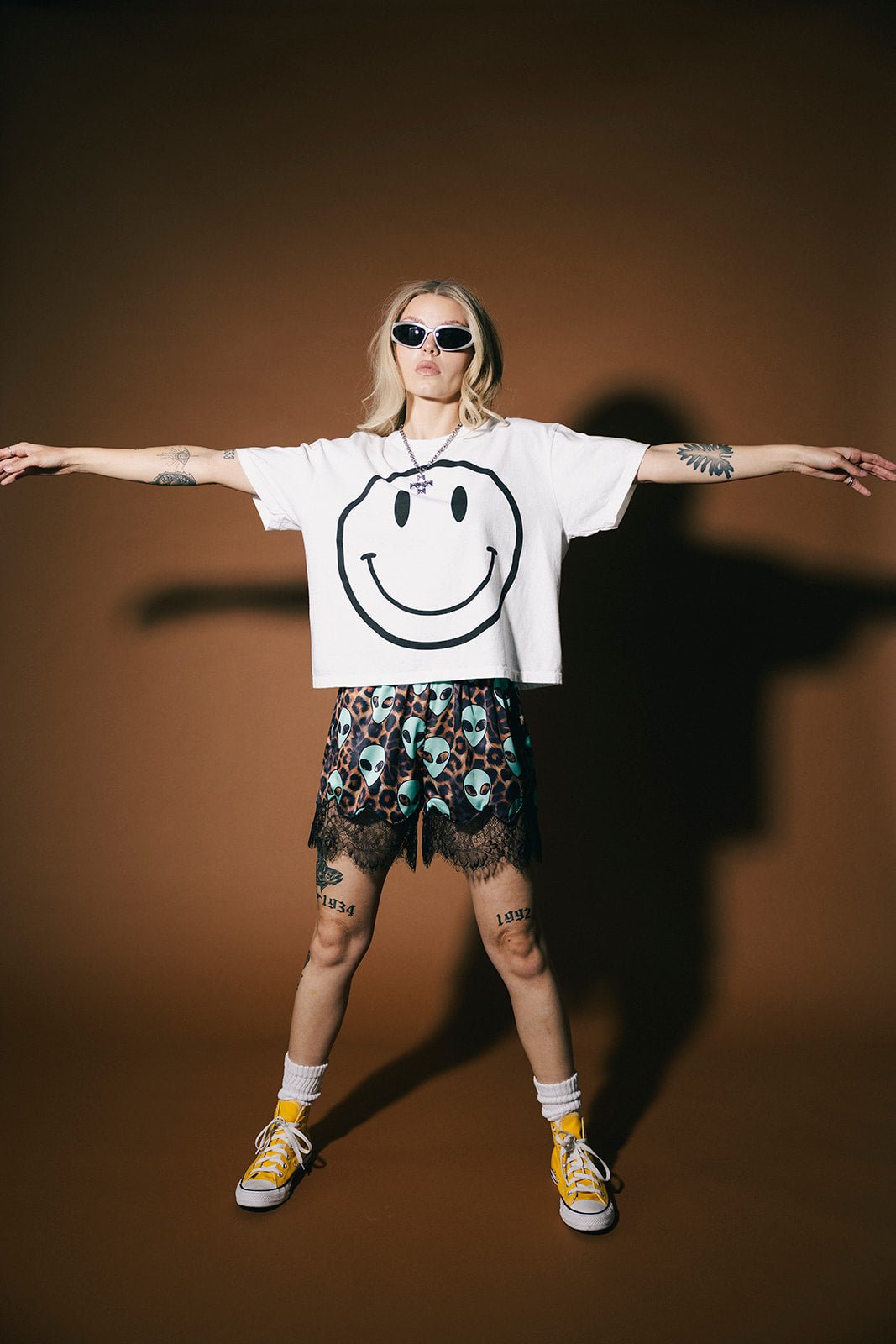 The World Needs Your Magic Crop Tee in White