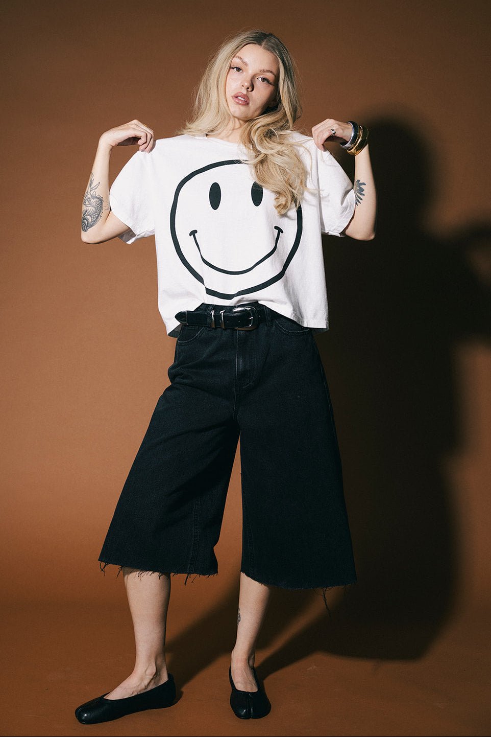 The World Needs Your Magic Crop Tee in White