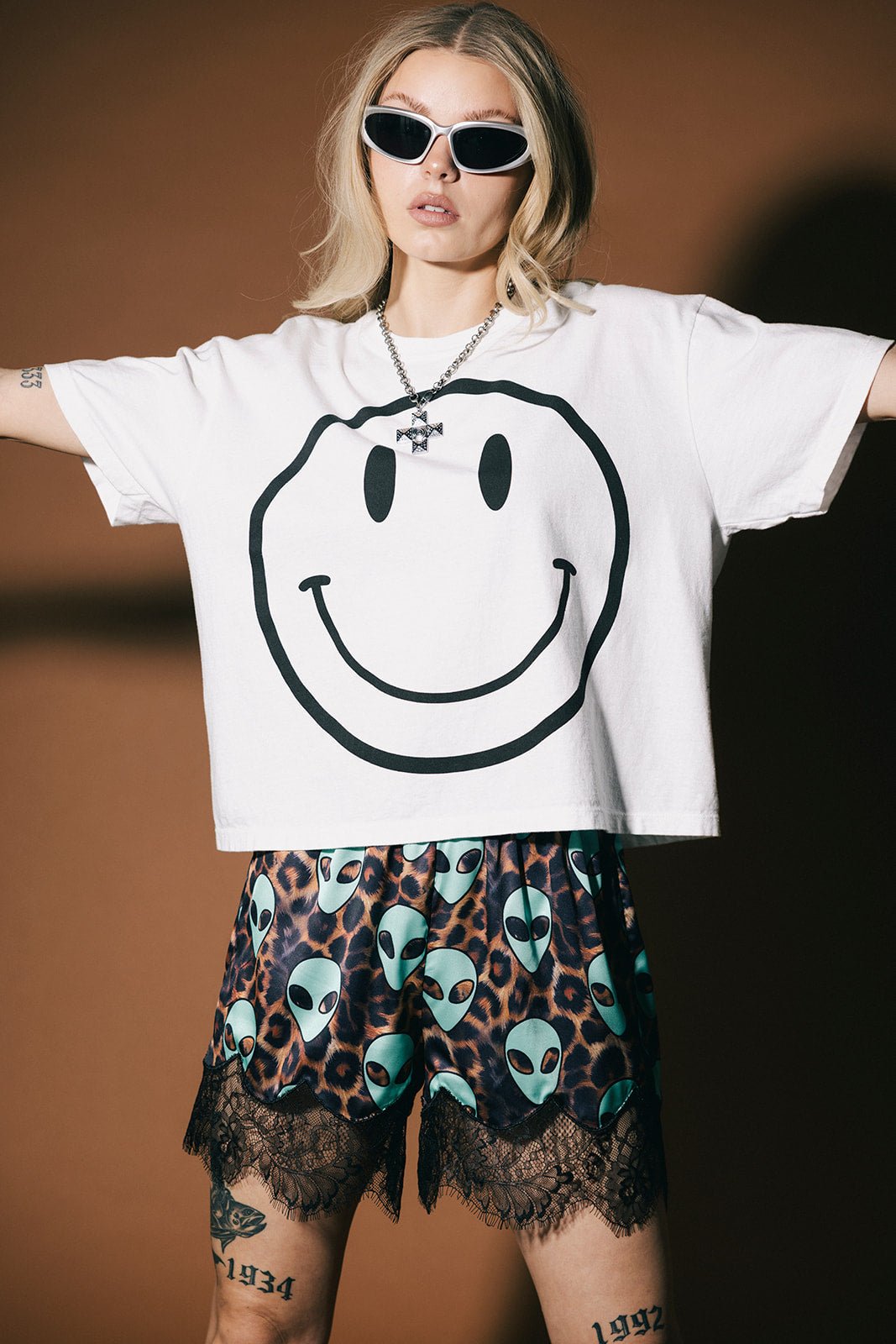 The World Needs Your Magic Crop Tee in White