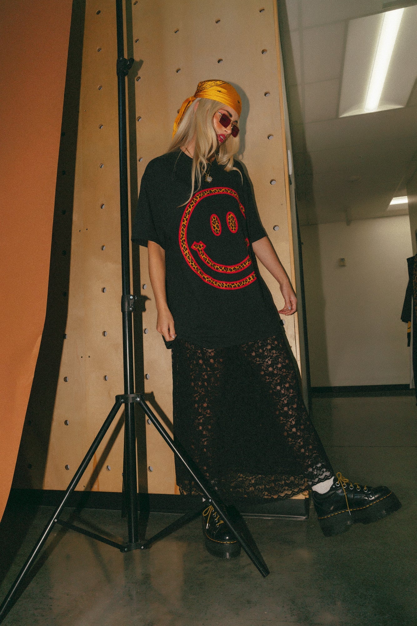 The World Needs Your Magic Oversized Tee in Black + Leopard *RESTOCKED*