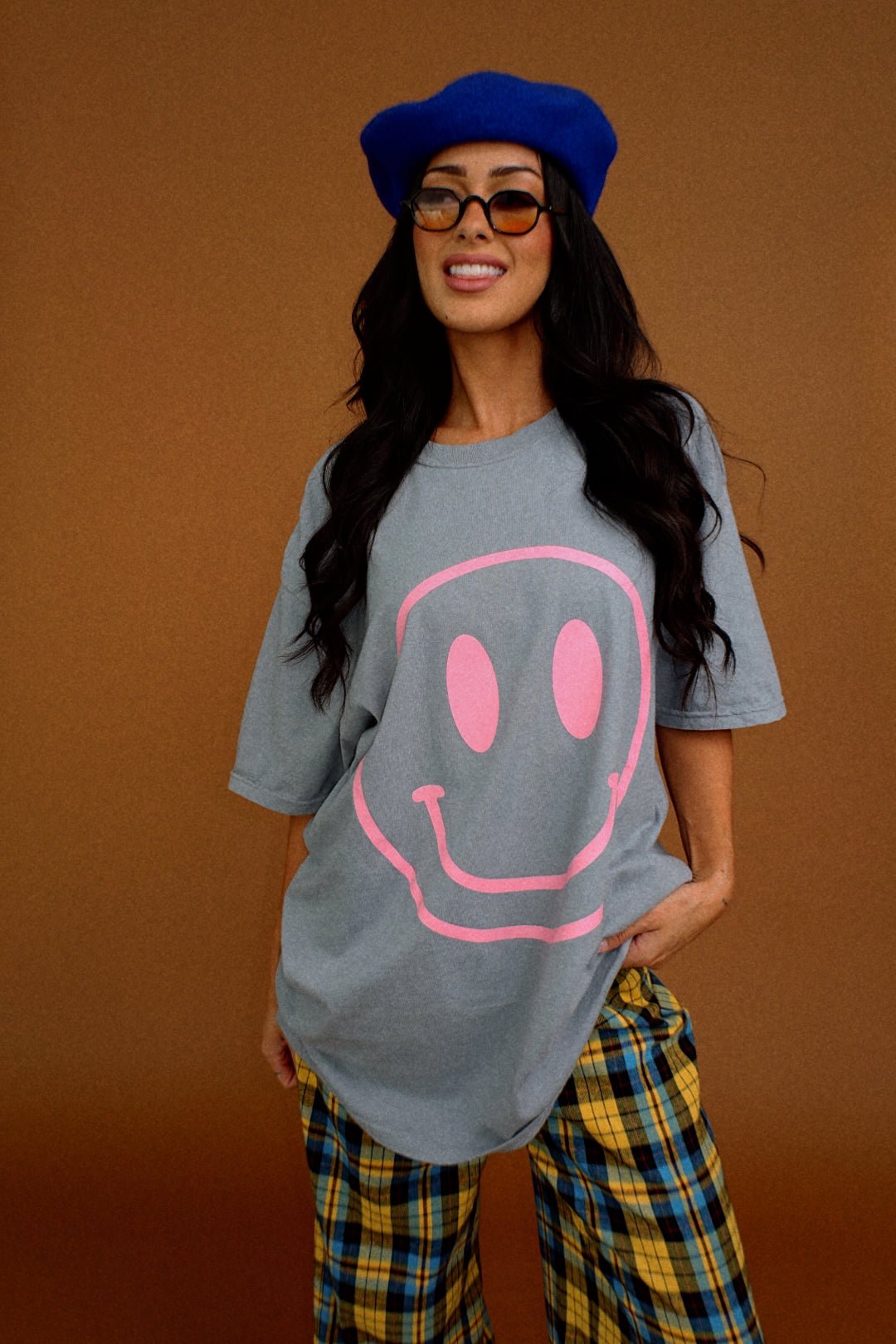 The World Needs Your Magic Oversized Tee in Stone Grey