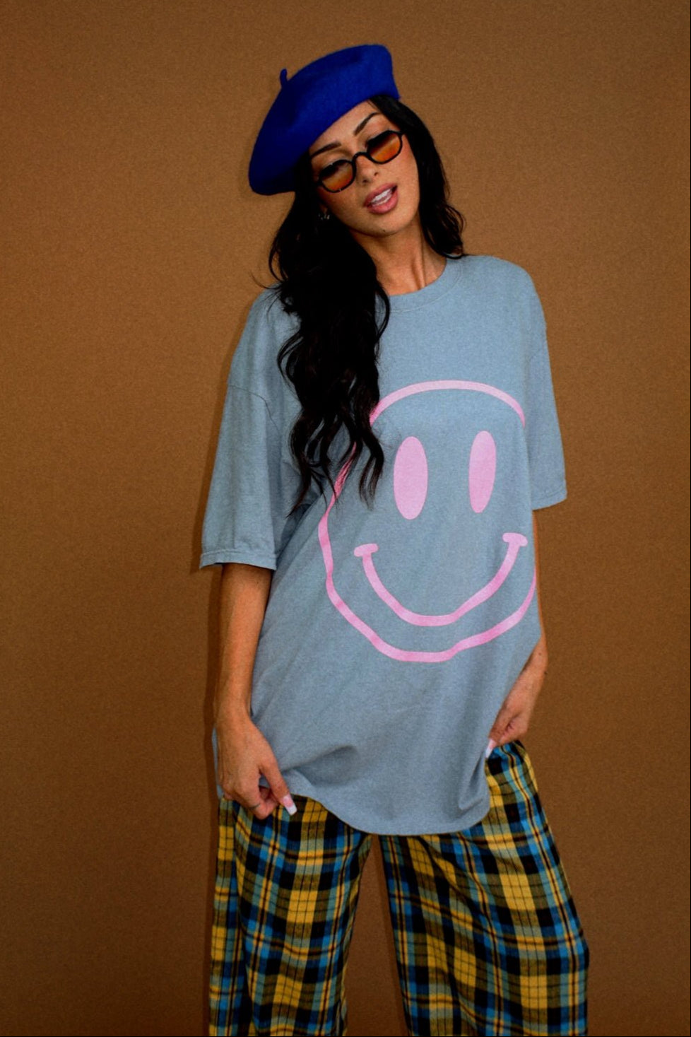 The World Needs Your Magic Oversized Tee in Stone Grey