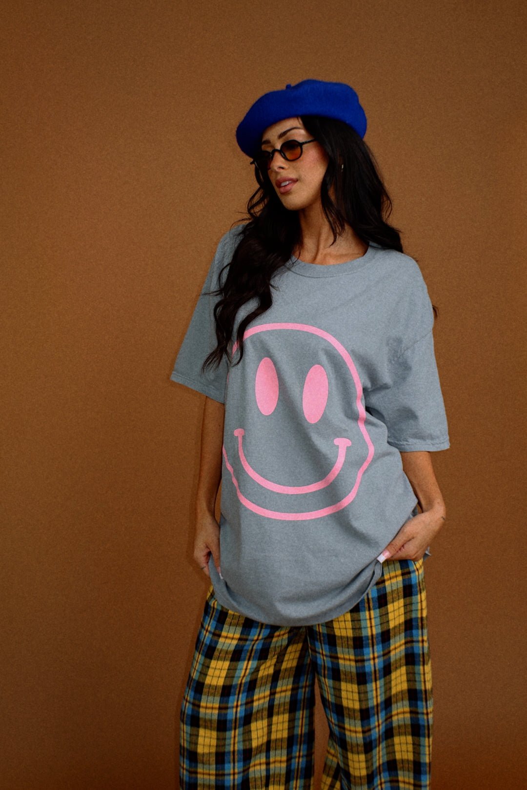 The World Needs Your Magic Oversized Tee in Stone Grey