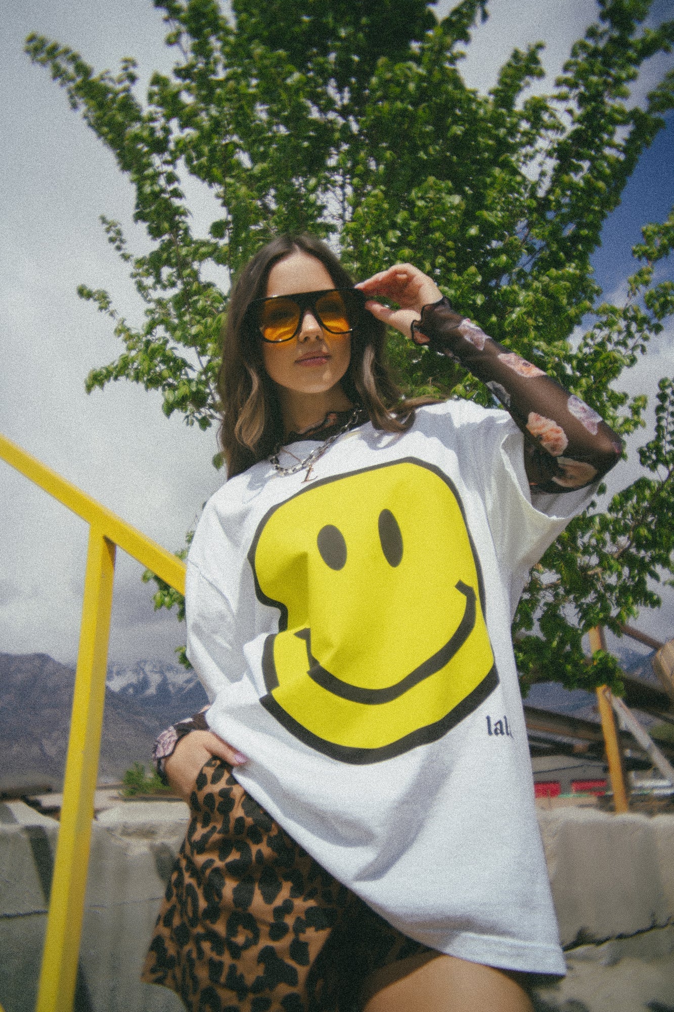 The World Needs Your Magic Oversized Tee in White