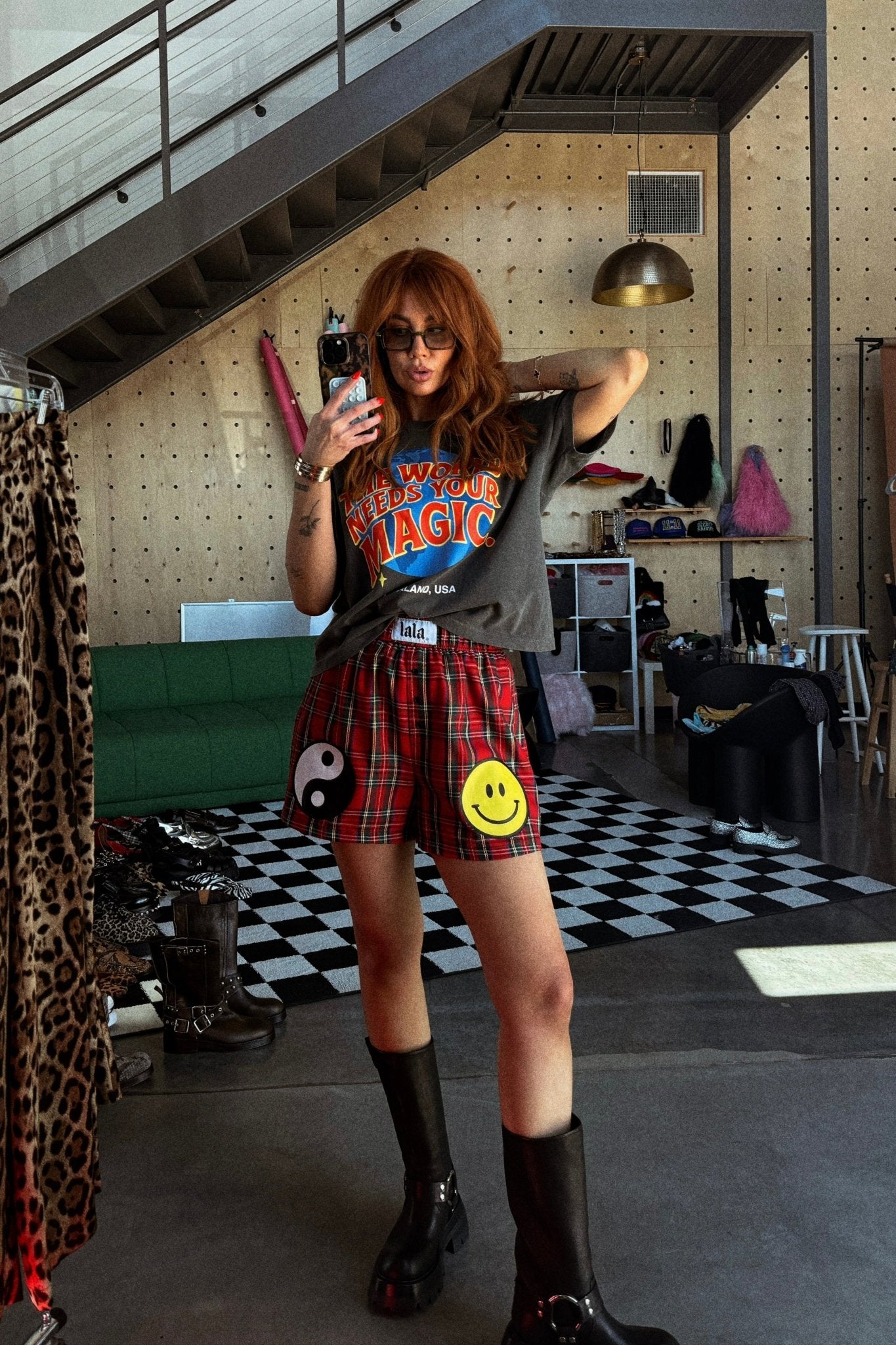 The World Needs Your Magic Retro Remix Boxy Tee