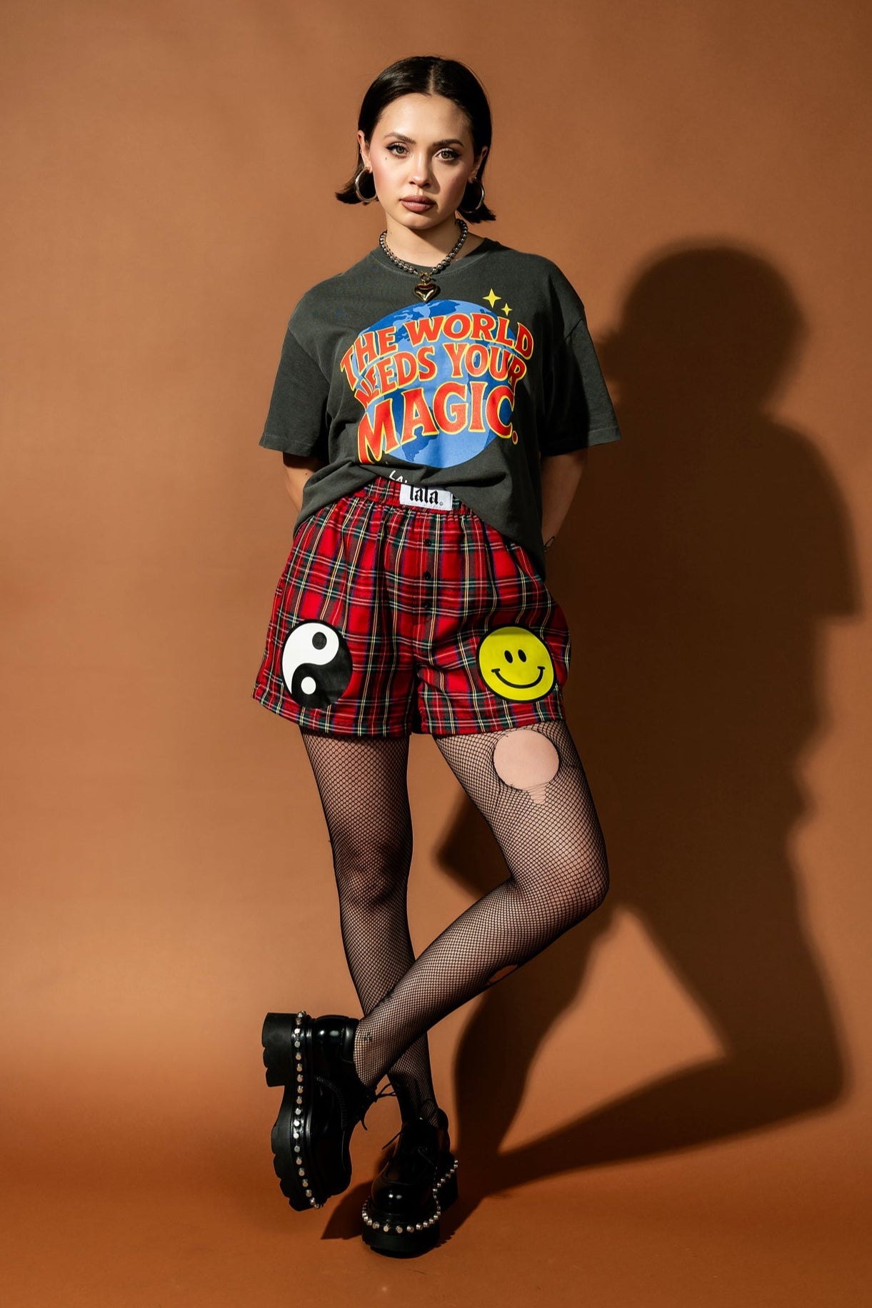 The World Needs Your Magic Retro Remix Boxy Tee