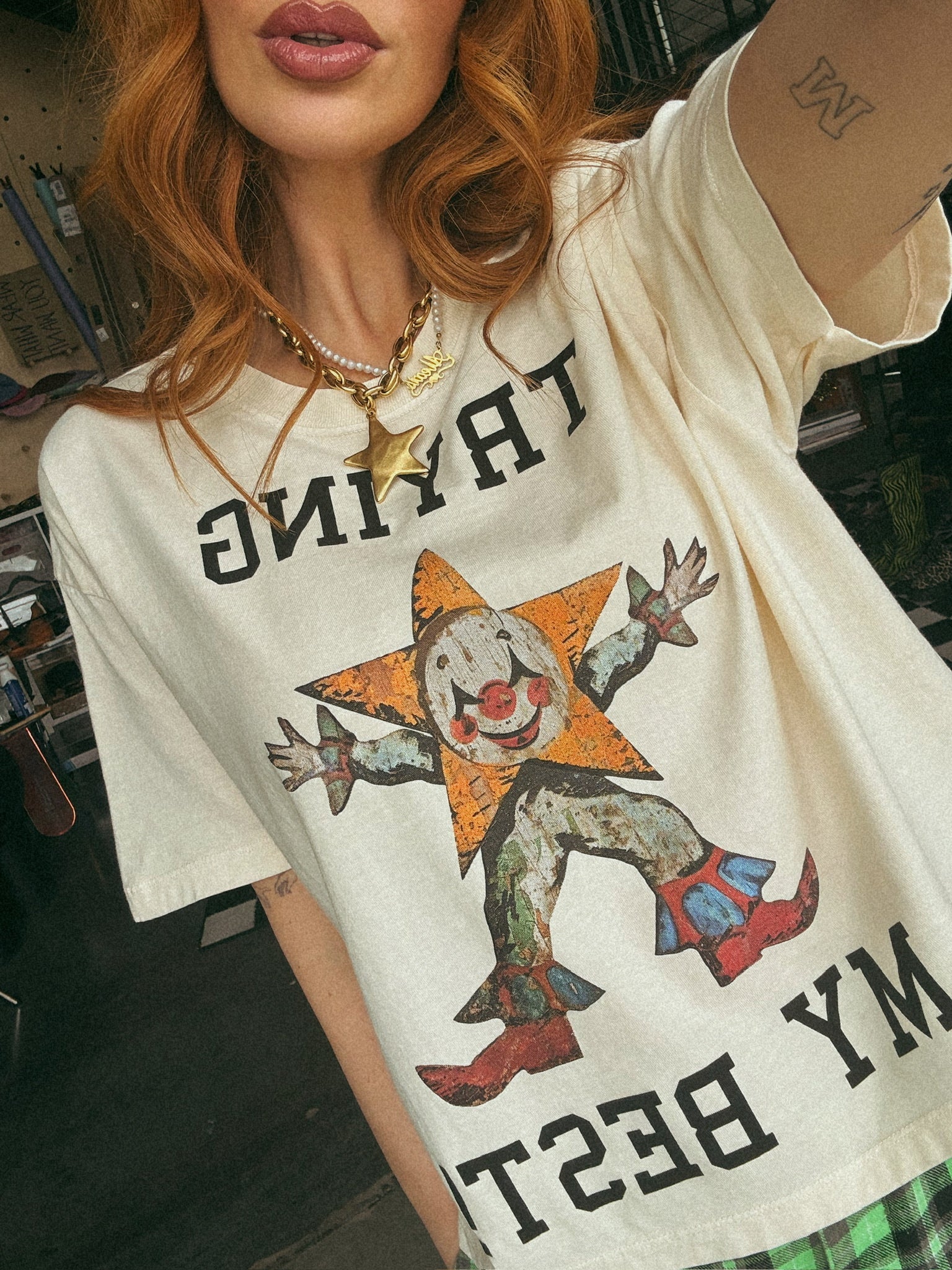Trying My Best Boxy Tee *RESTOCKED*