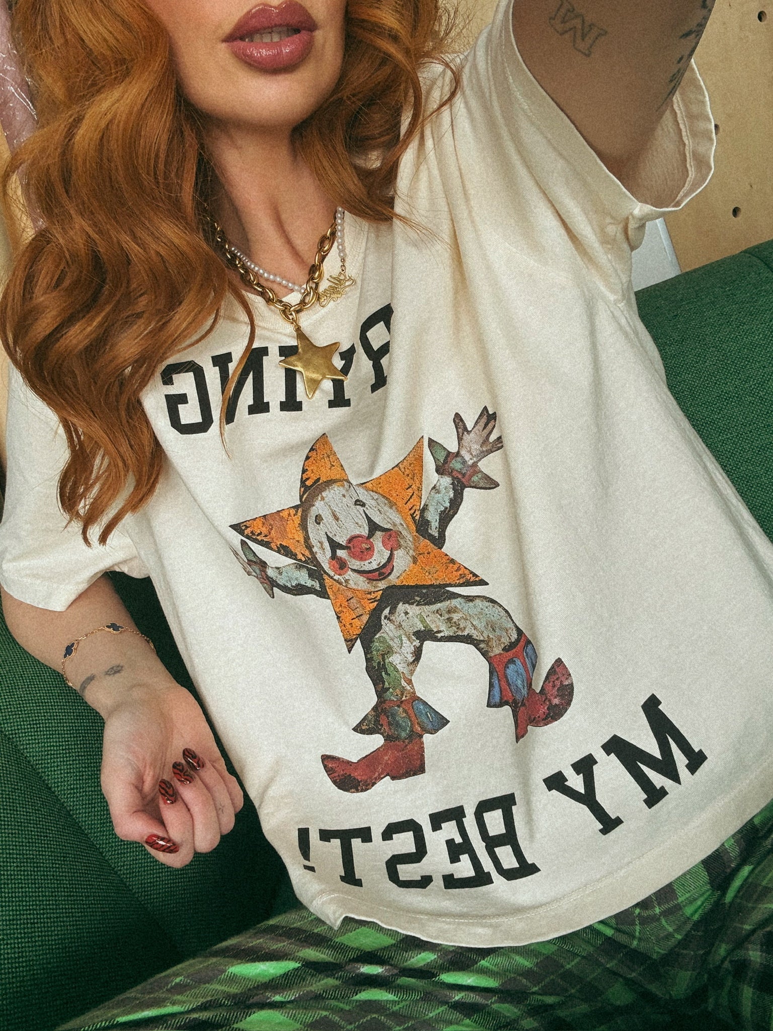 Trying My Best Boxy Tee *RESTOCKED*