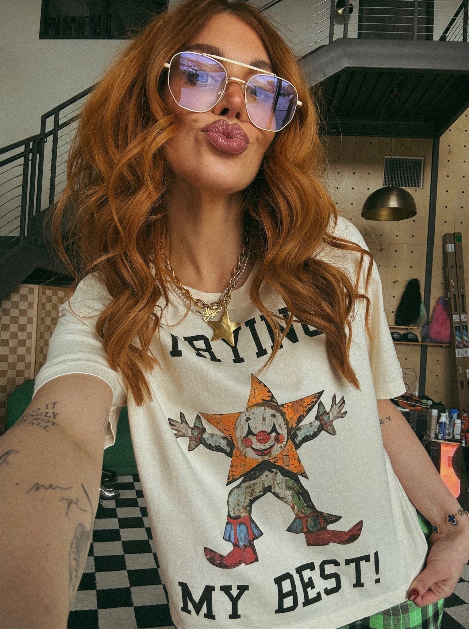 Trying My Best Boxy Tee *RESTOCKED*