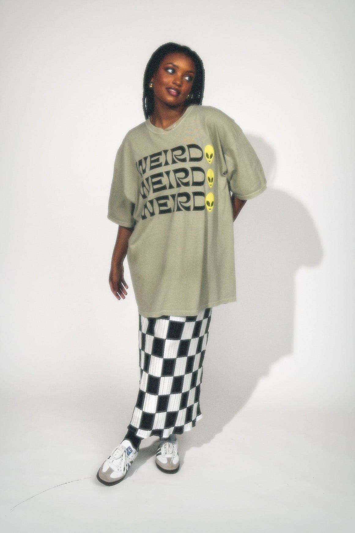 Weirdo Tee in Sage