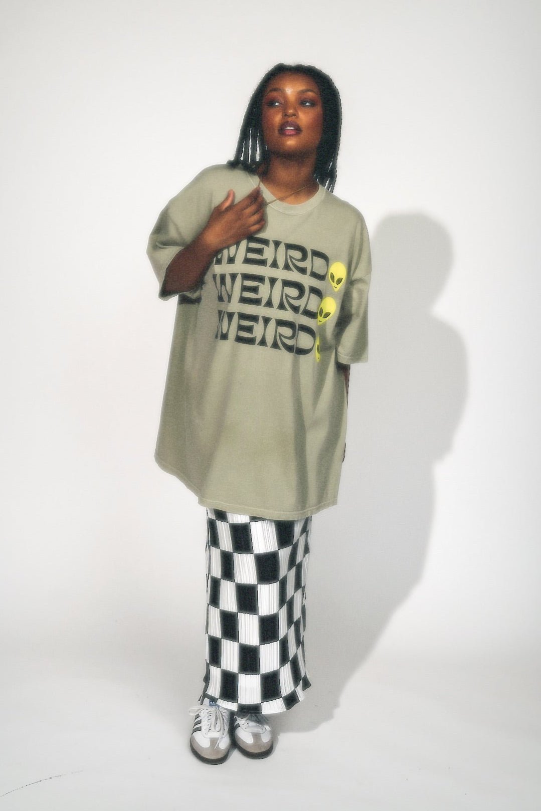 Weirdo Tee in Sage