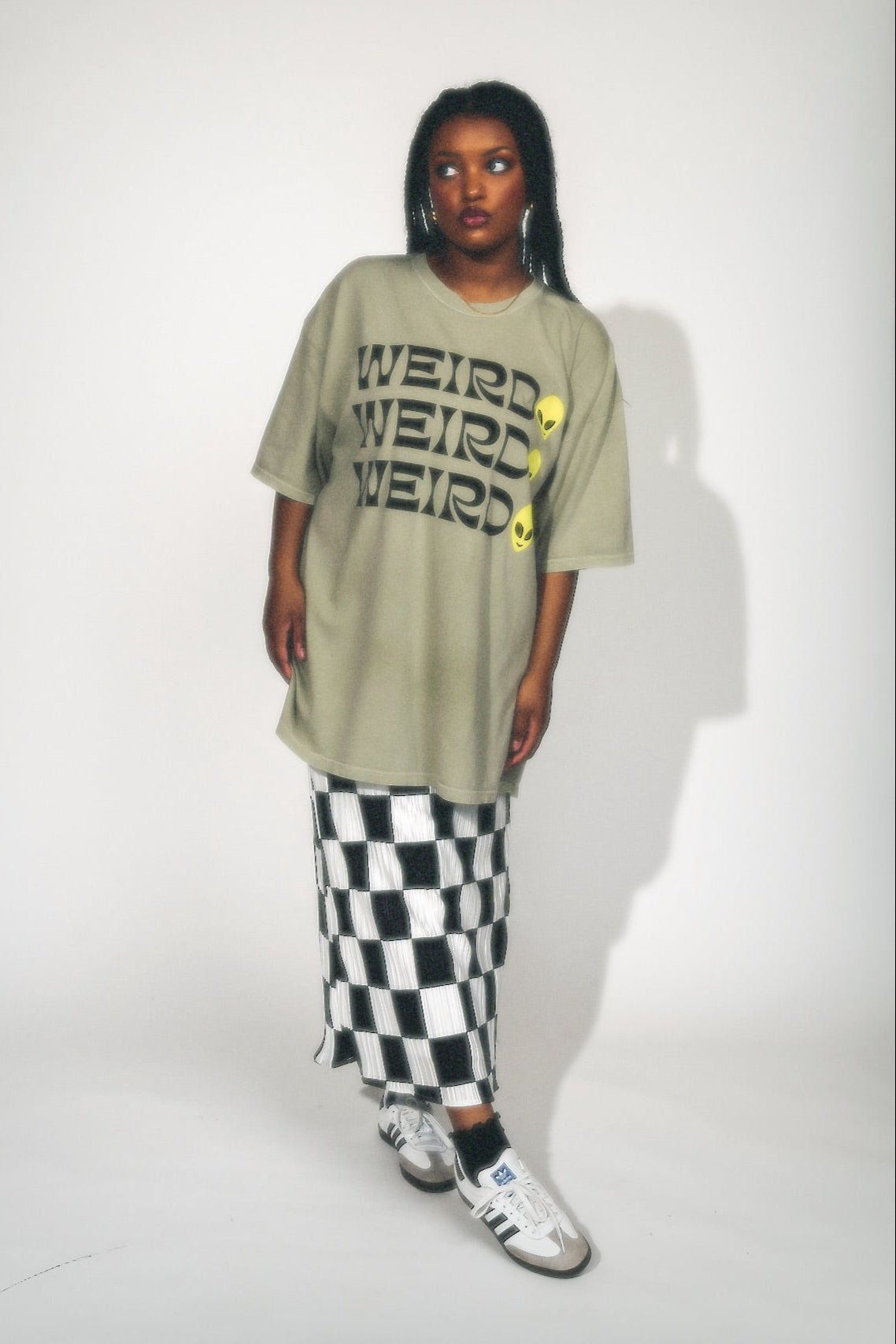 Weirdo Tee in Sage