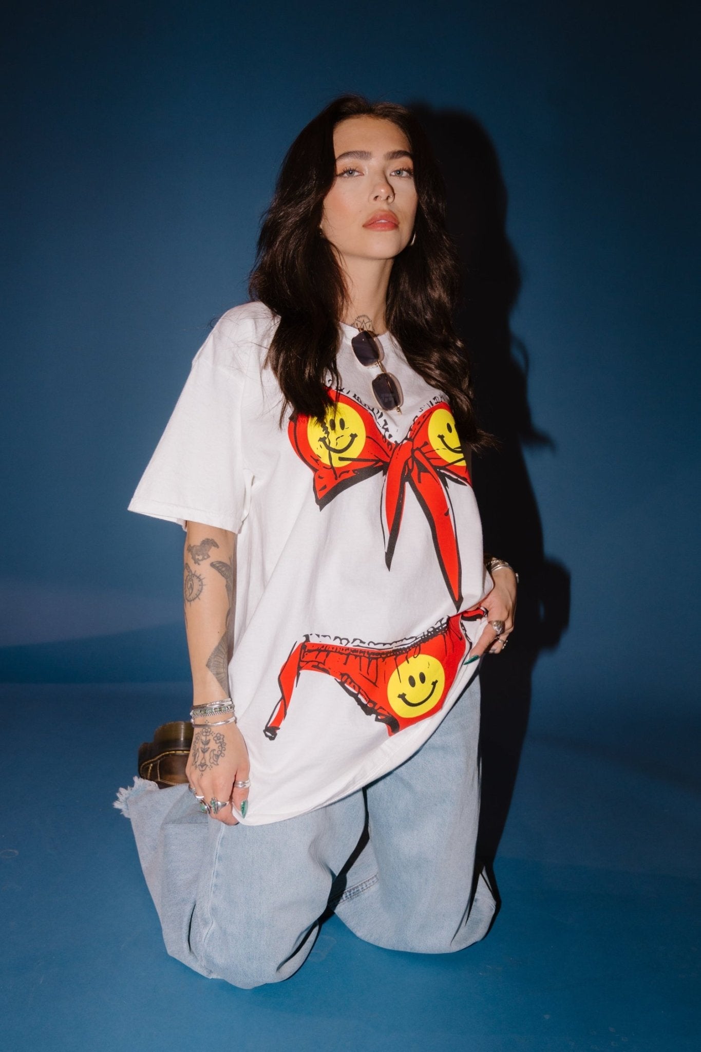 Wish You Were Here Bikini Oversized Tee