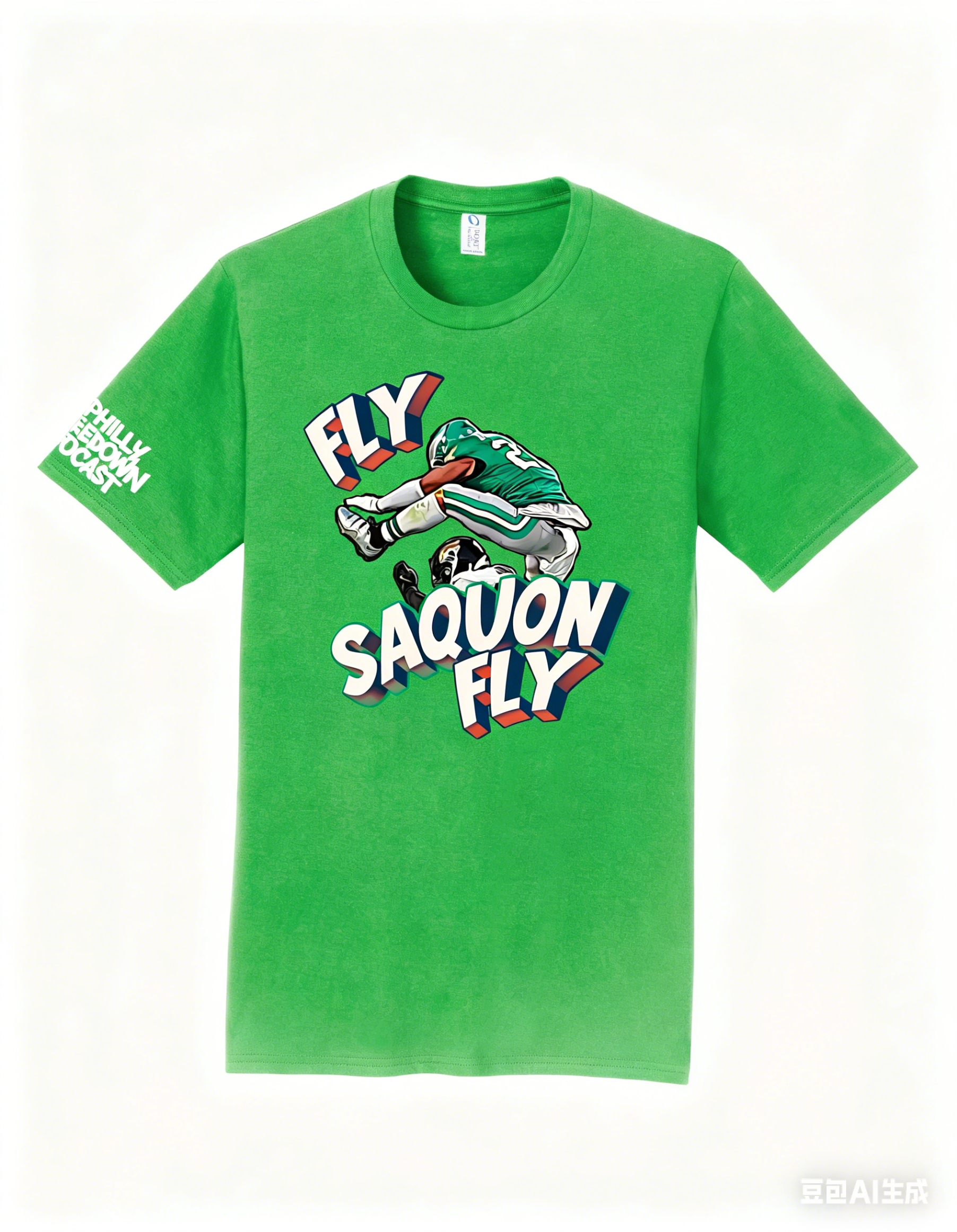 "Fly Saquon Fly" 100% Ring Spun Cotton T-Shirt