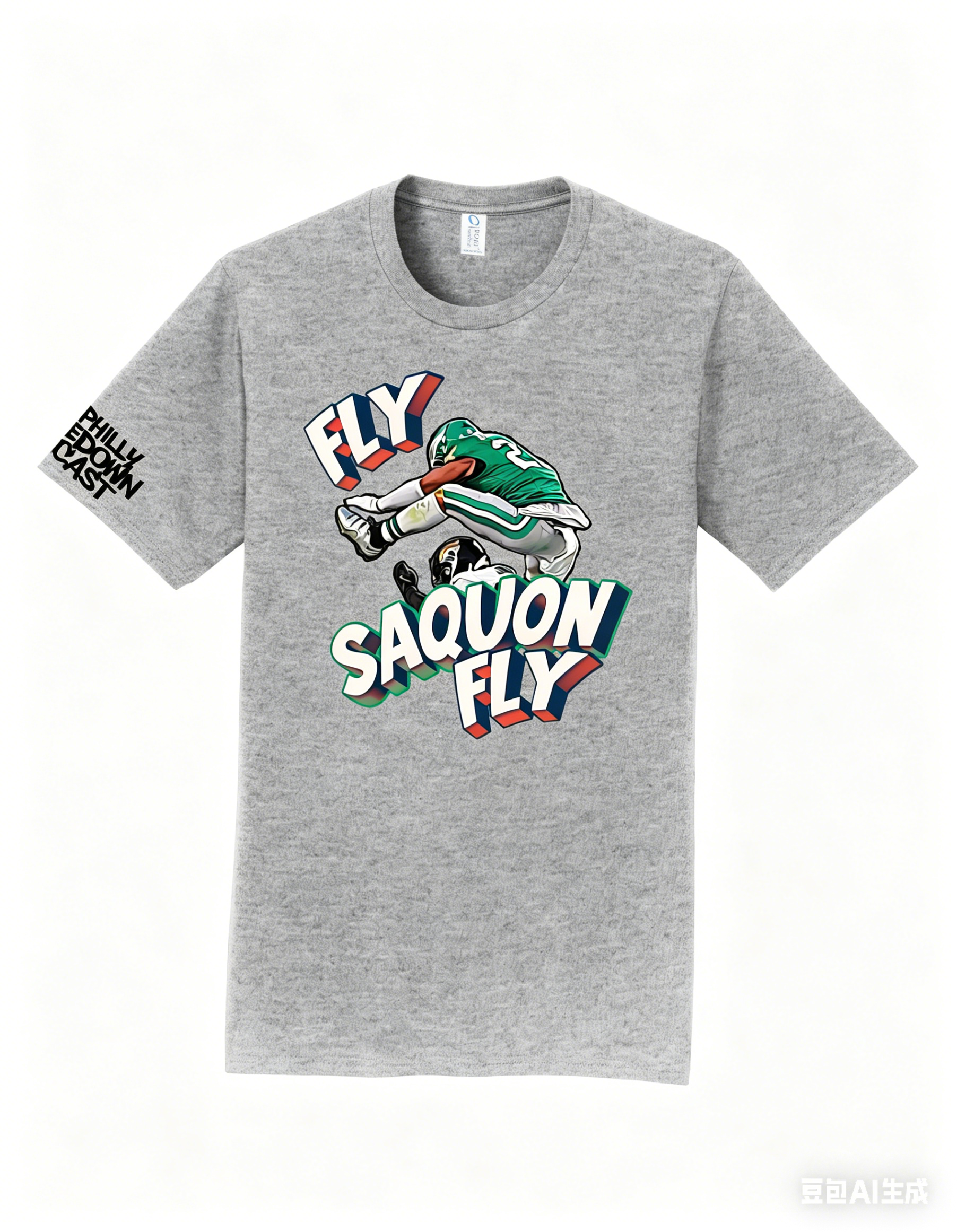 "Fly Saquon Fly" 100% Ring Spun Cotton T-Shirt