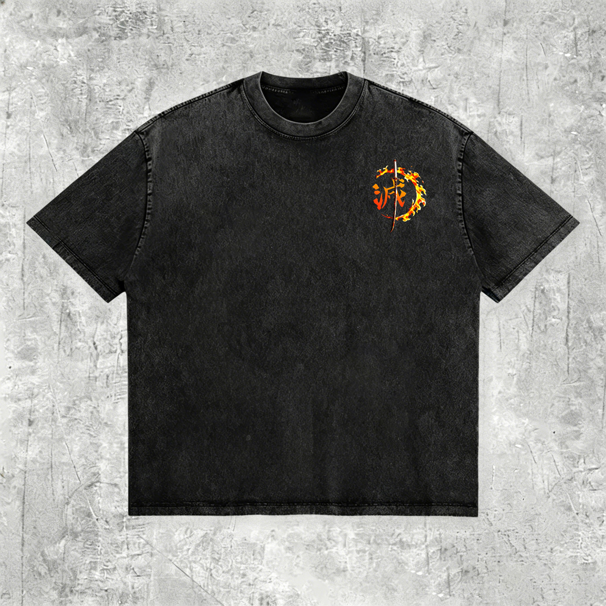 Demon Slayer Printed Men's Washed Tee