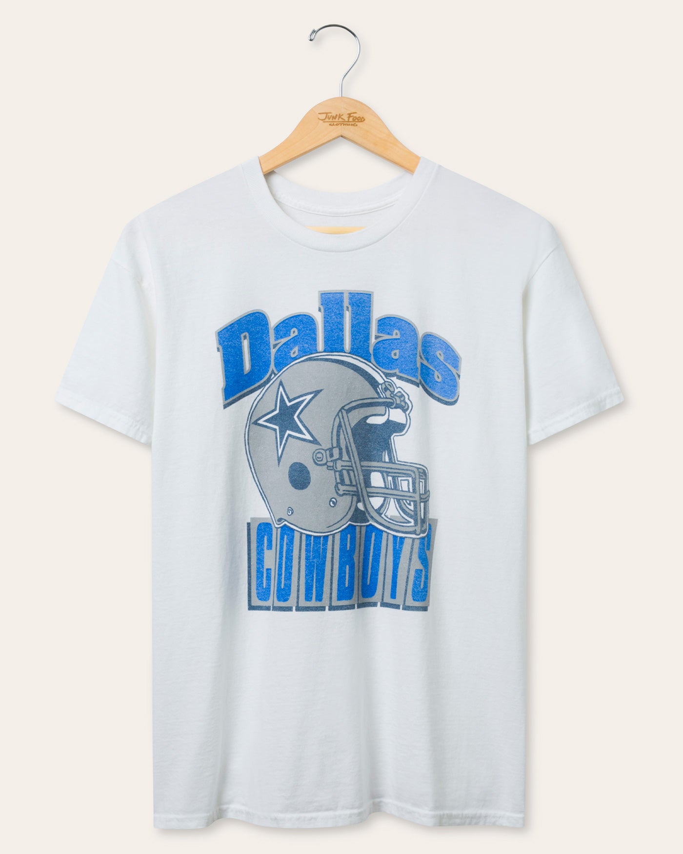 Dallas Cowboys Throwback Helmet Flea Market Tee