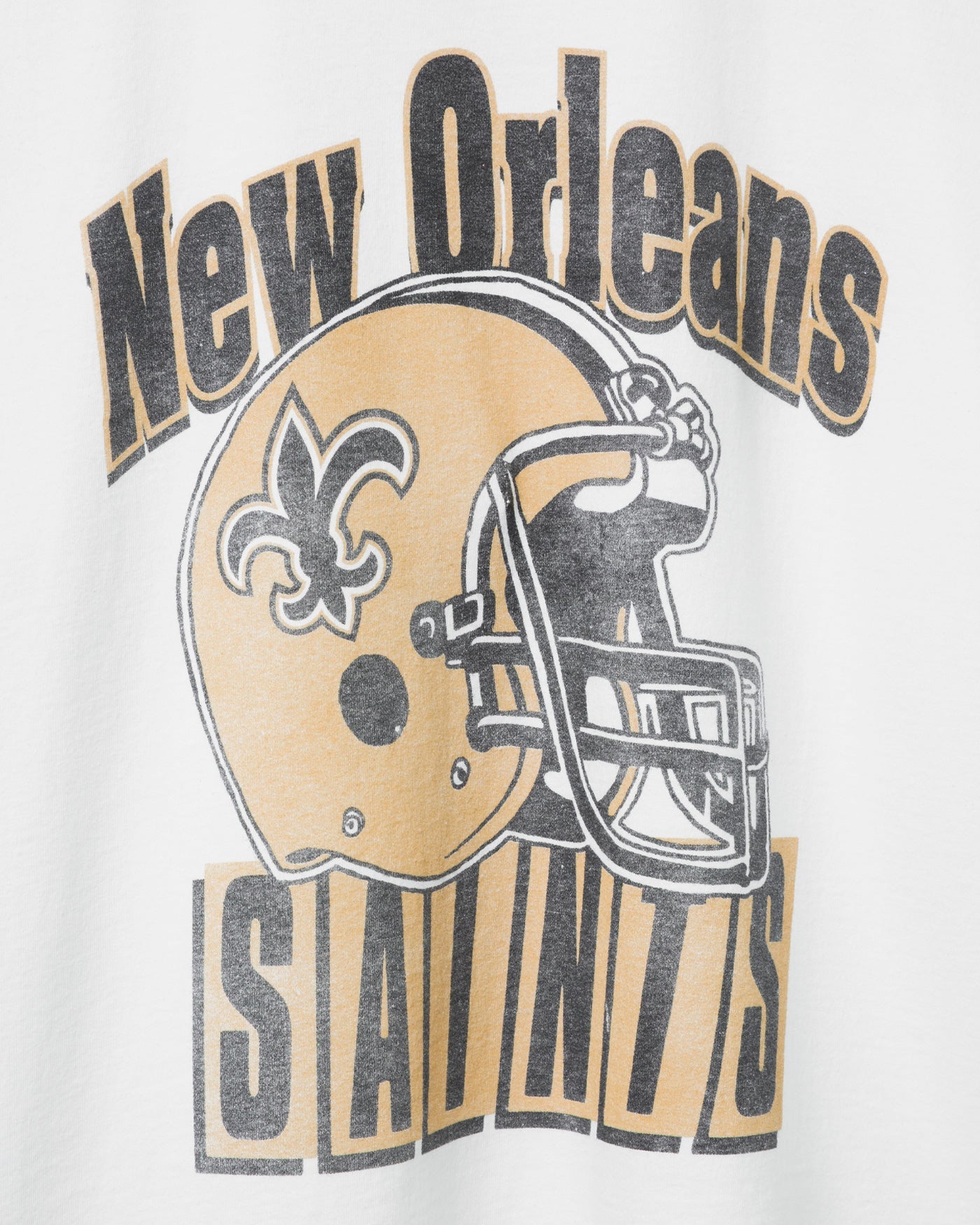 New Orleans Saints Throwback Helmet Flea Market Tee