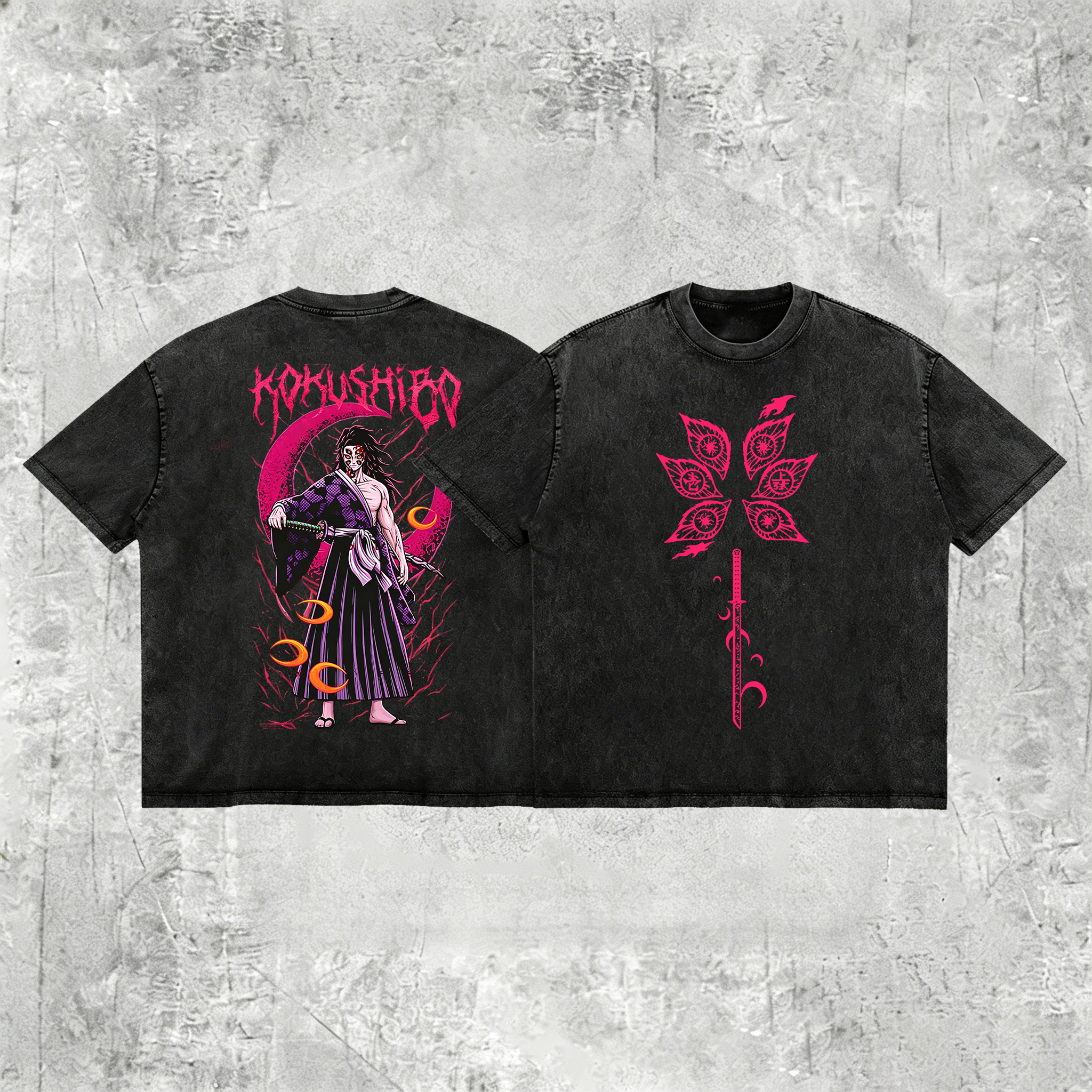 Demon Slayer Printed Men's Washed Tee