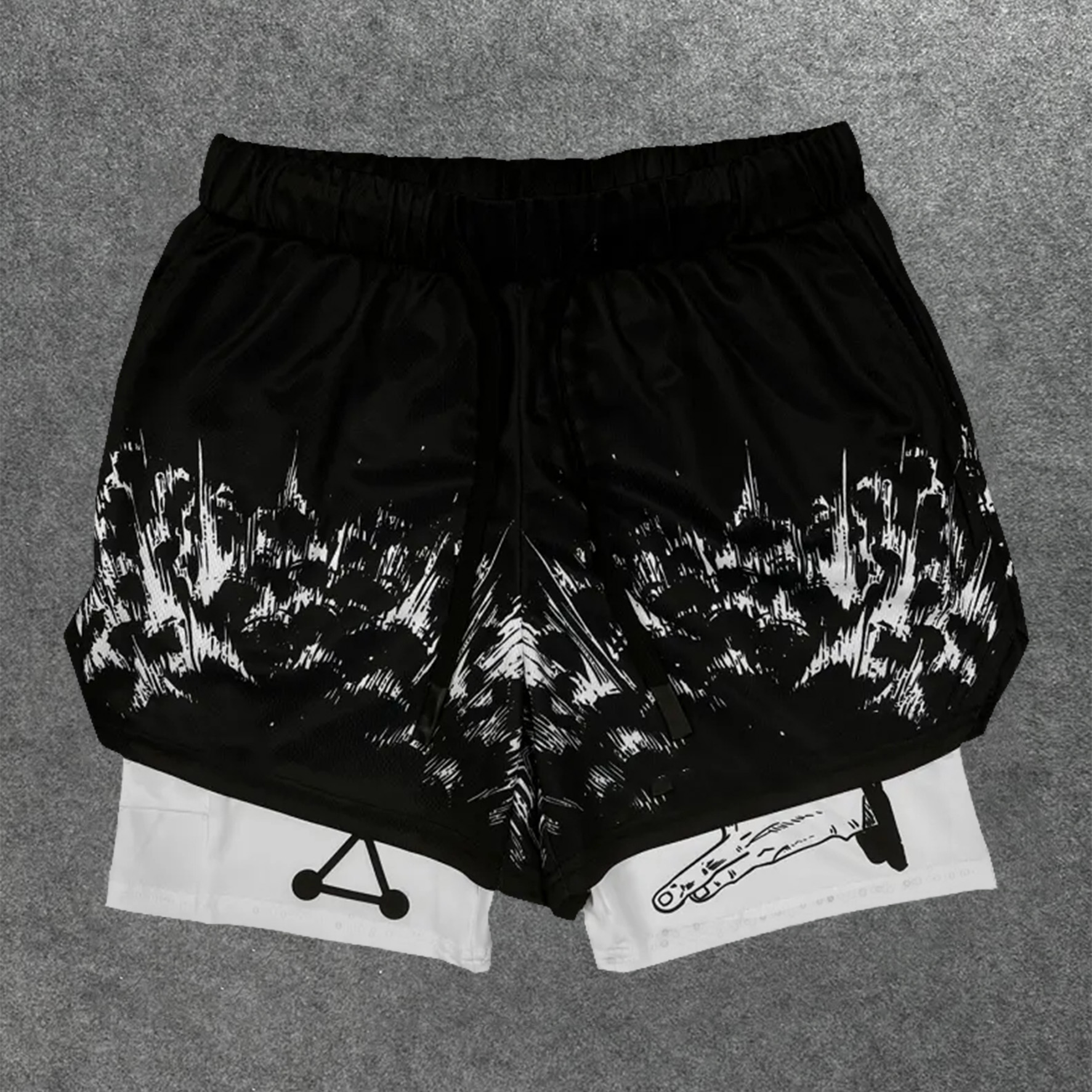 2 in 1 Training Gym Shorts