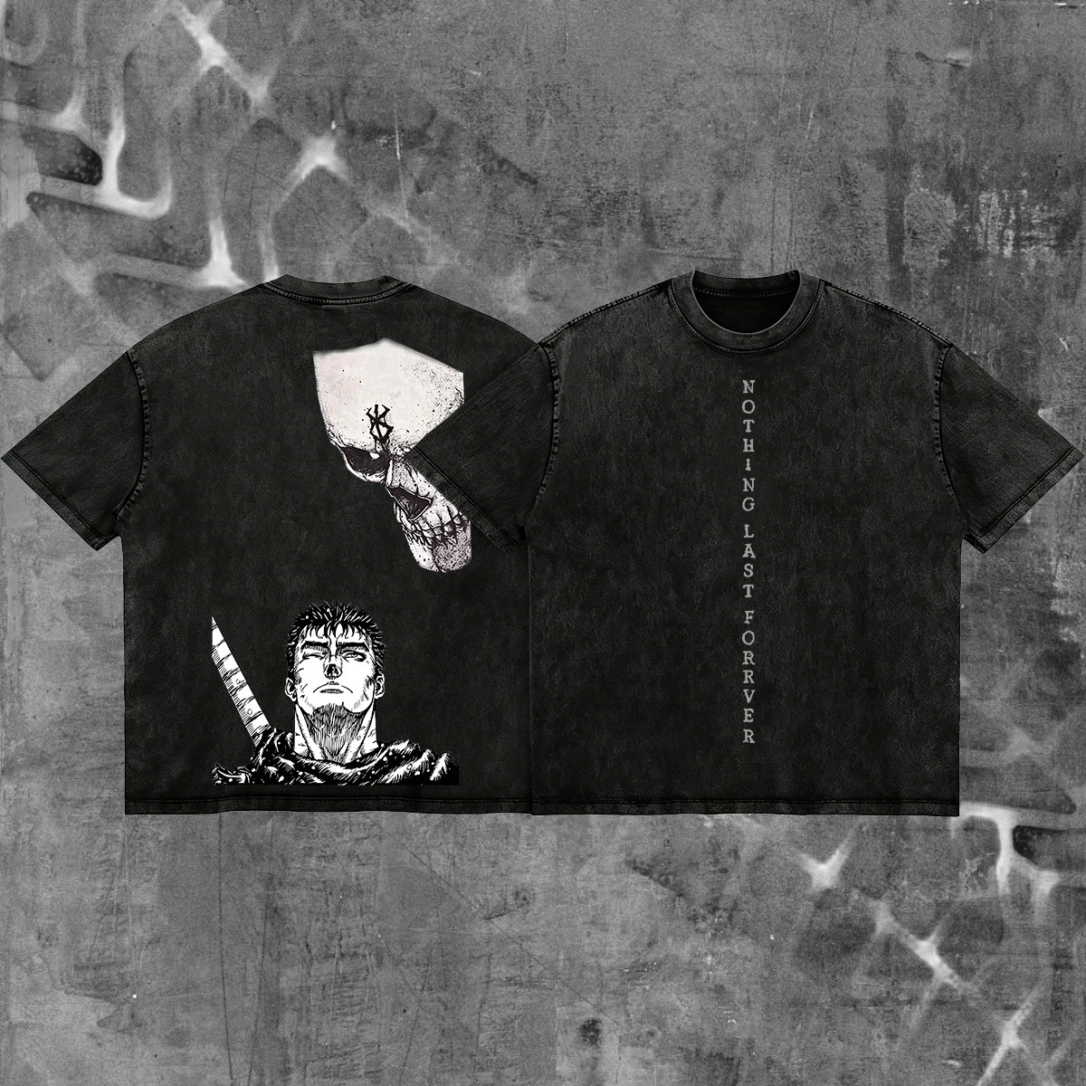 Berserk Guts Printing T Shirt