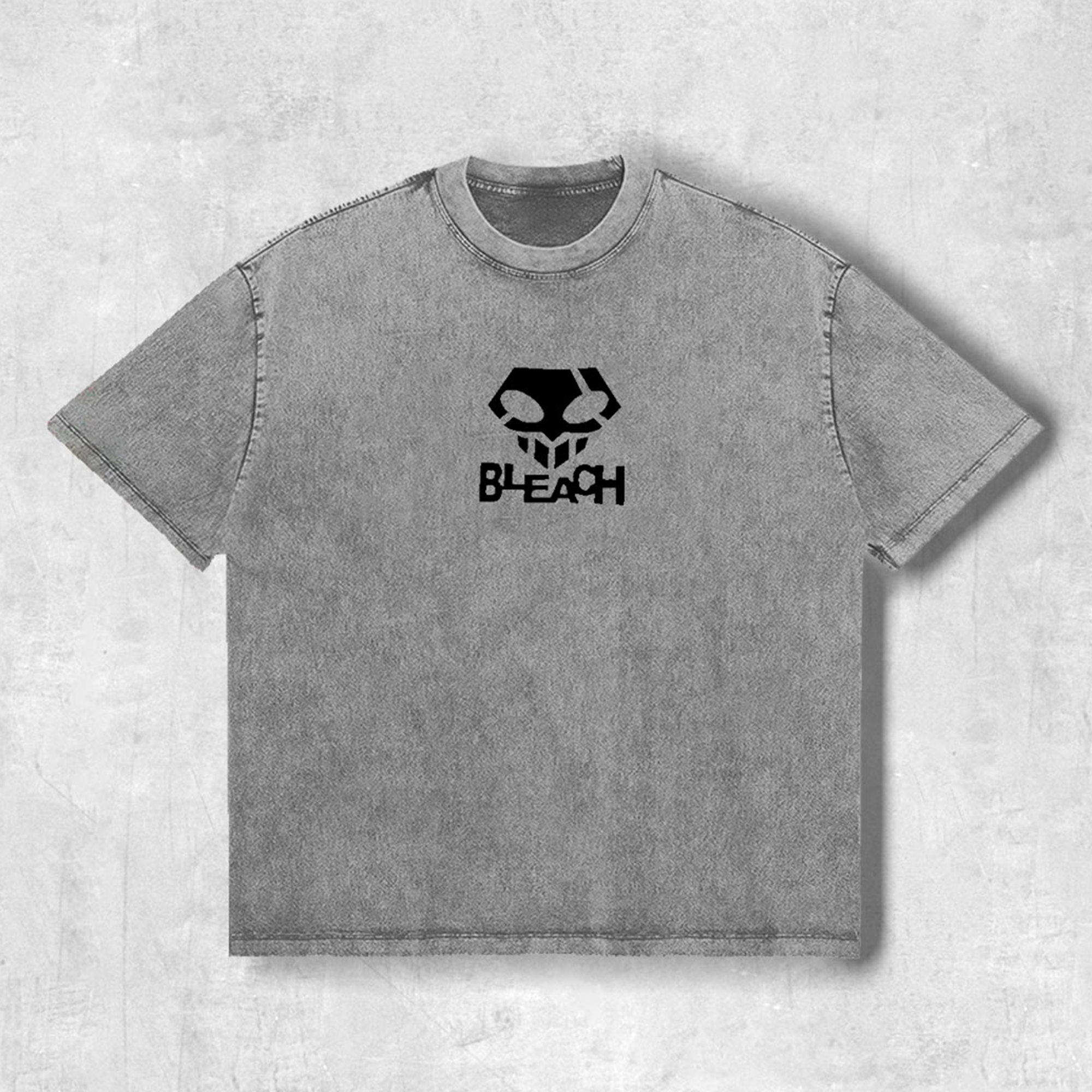 Vintage Shadow Mark Washed Shirt, Japanese Graphic Cartoon Fan