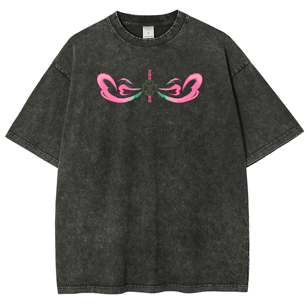 Demon Slayer Mitsuri Kanroji Unisex Fit Washed T-Shirt