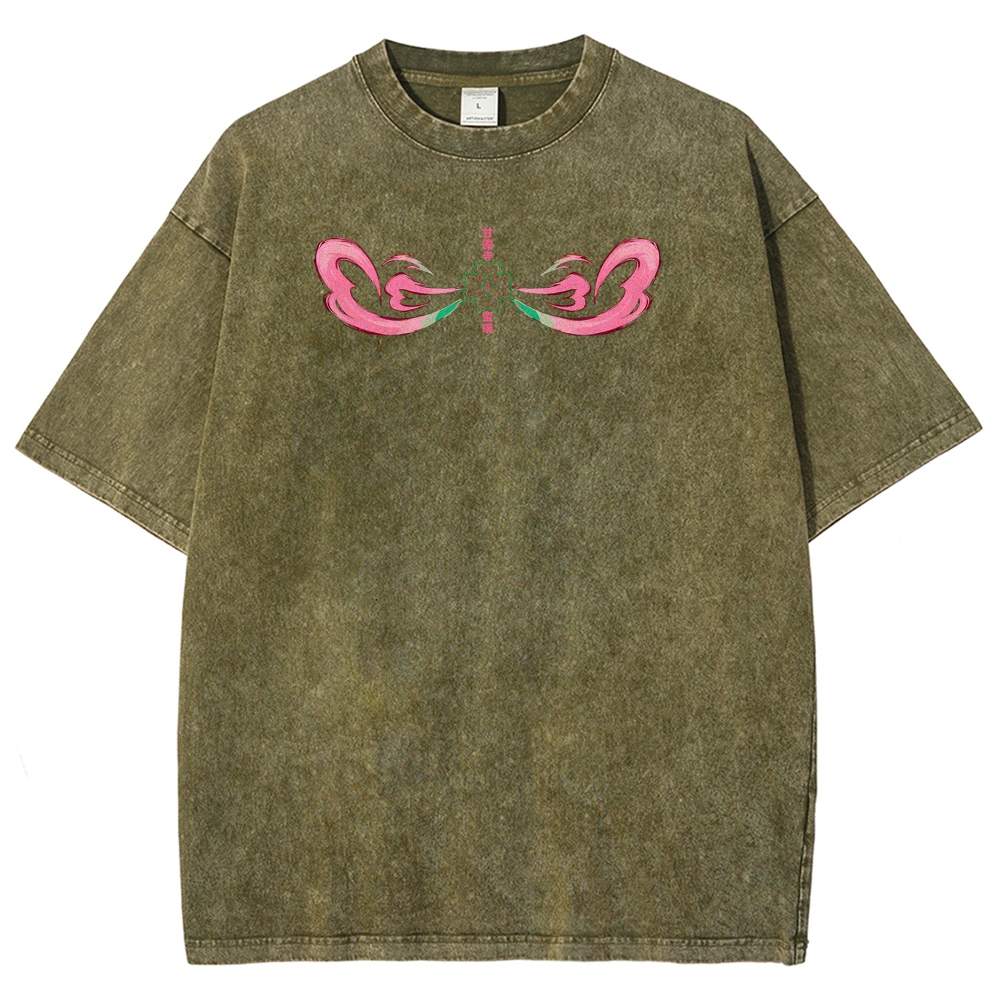 Demon Slayer Mitsuri Kanroji Unisex Fit Washed T-Shirt