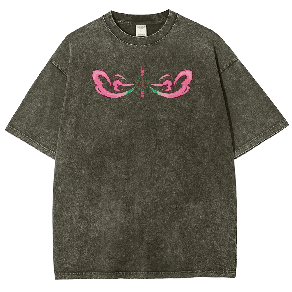 Demon Slayer Mitsuri Kanroji Unisex Fit Washed T-Shirt