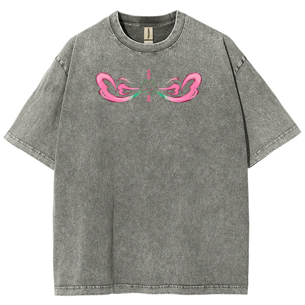 Demon Slayer Mitsuri Kanroji Unisex Fit Washed T-Shirt