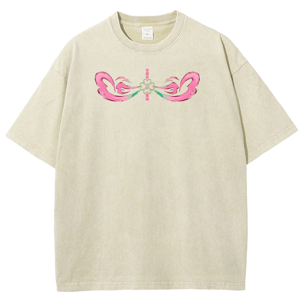 Demon Slayer Mitsuri Kanroji Unisex Fit Washed T-Shirt