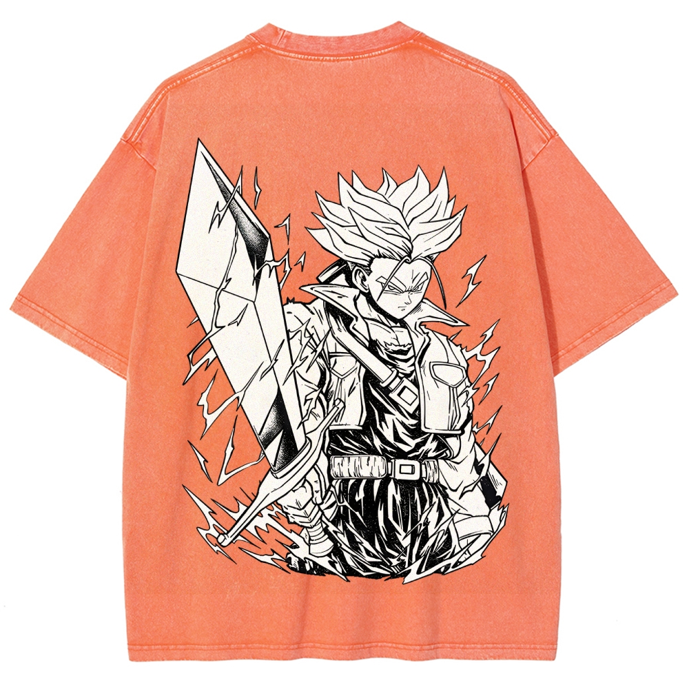 Dragon Ball Vintage Unisex Fit Washed T-Shirt