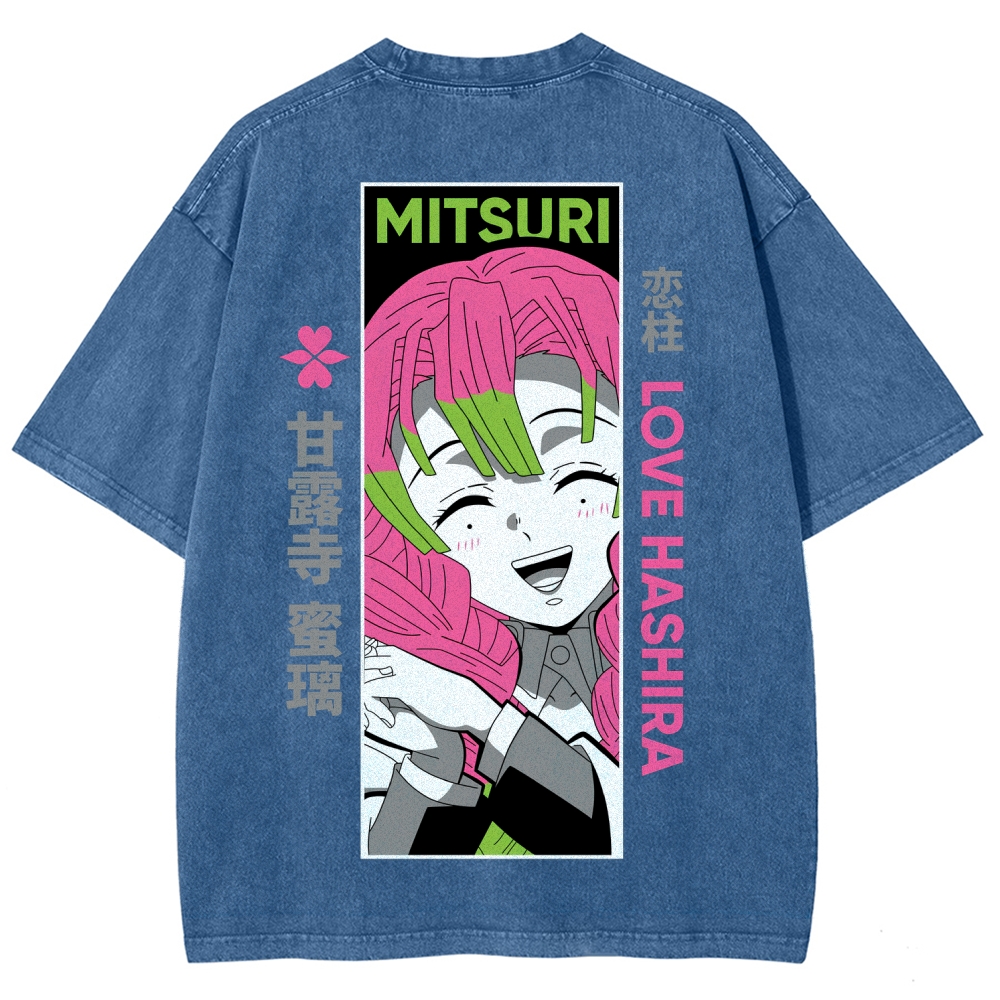 Demon Slayer Unisex Fit Washed T-Shirt
