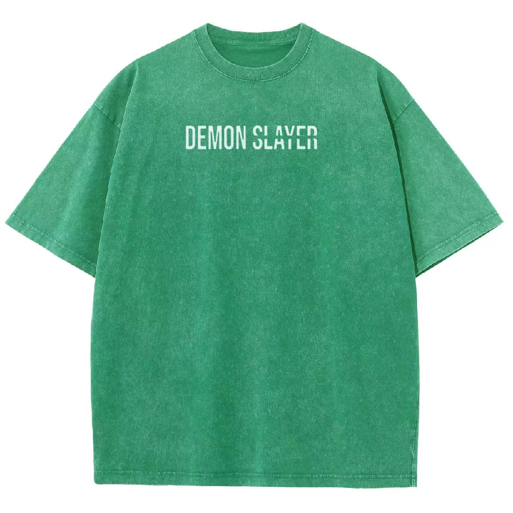Demon Slayer Unisex Fit Washed T-Shirt
