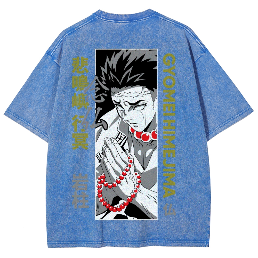 Demon Slayer Unisex Fit Washed T-Shirt 