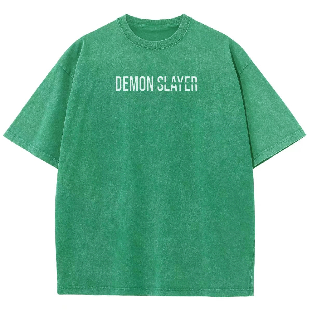 Demon Slayer Unisex Fit Washed T-Shirt 